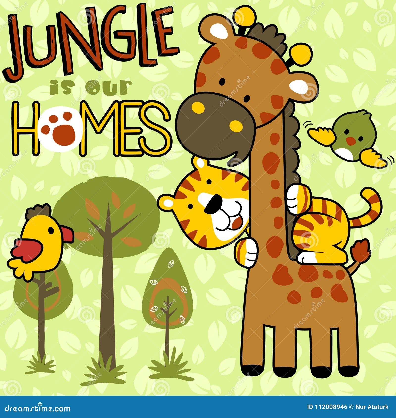 Funny Cartoon Jungle Animals