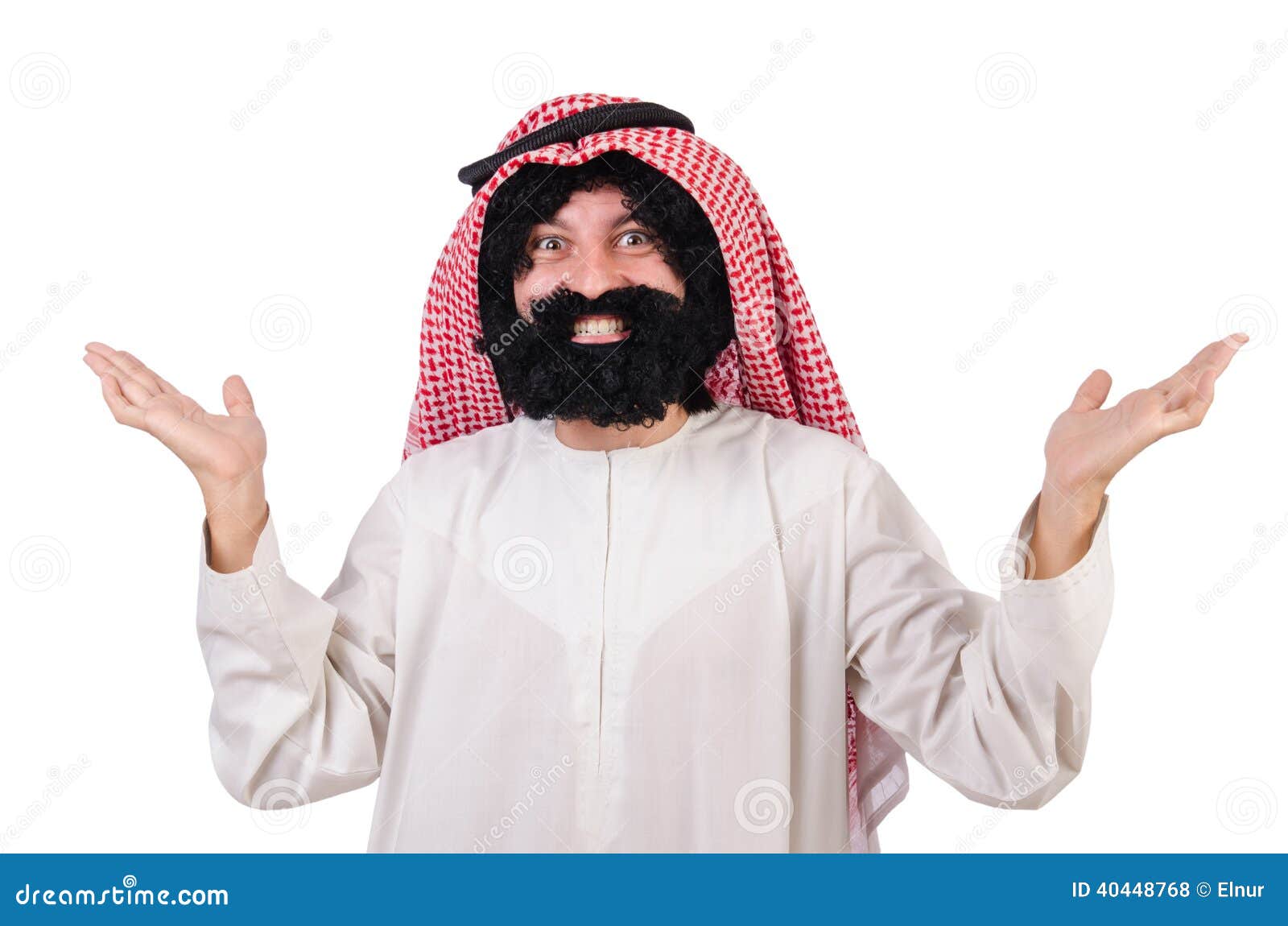 Funny Arab Man Stock Photo - Image: 40448768