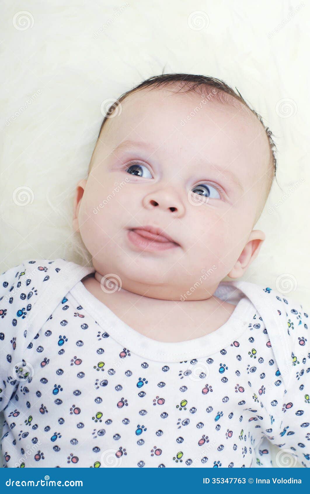 Funny baby age of 3 months stock image. Image of infant 35347763