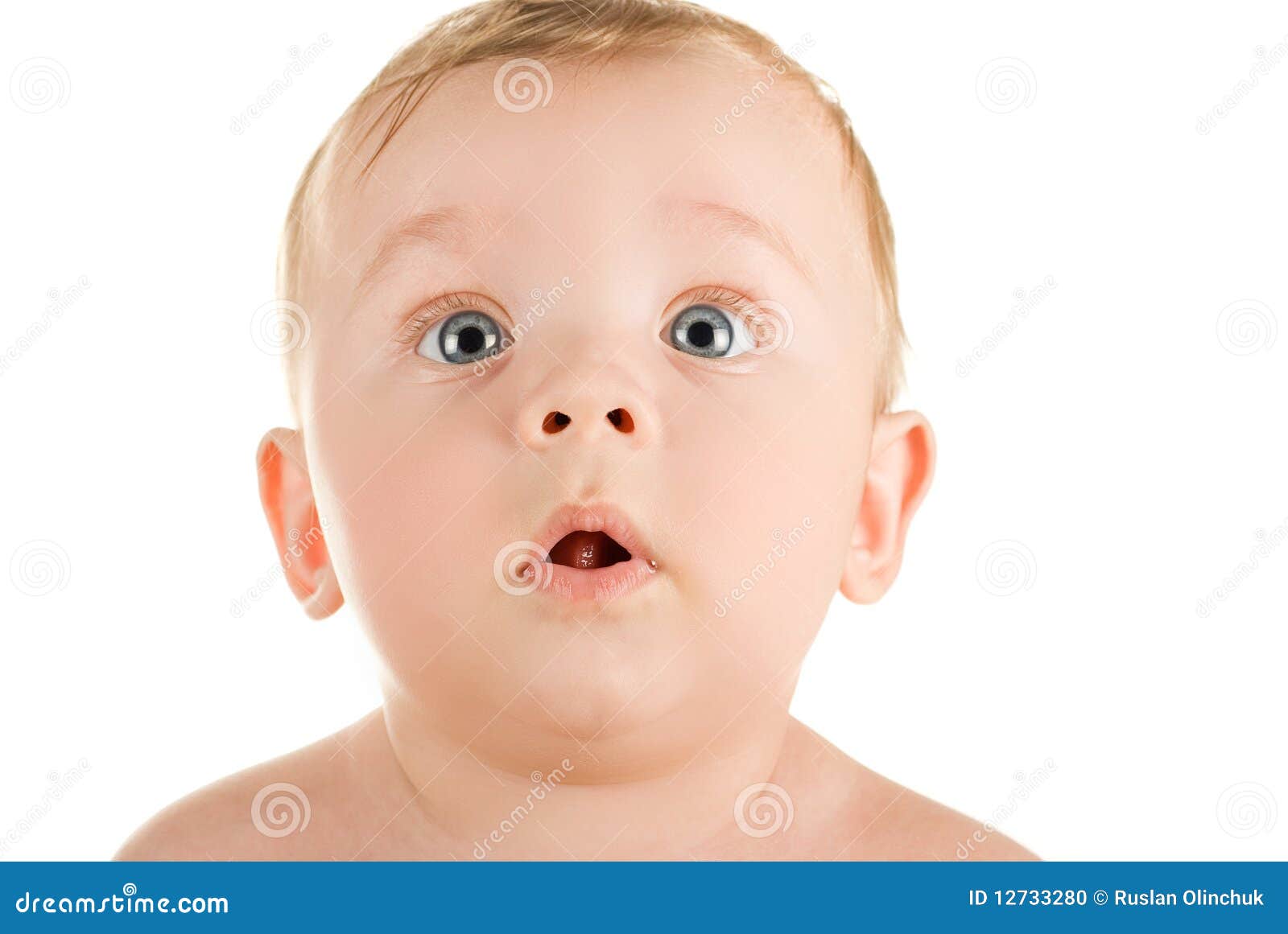 Funny baby boy stock photo. Image of face, laughing, isolated 12733280