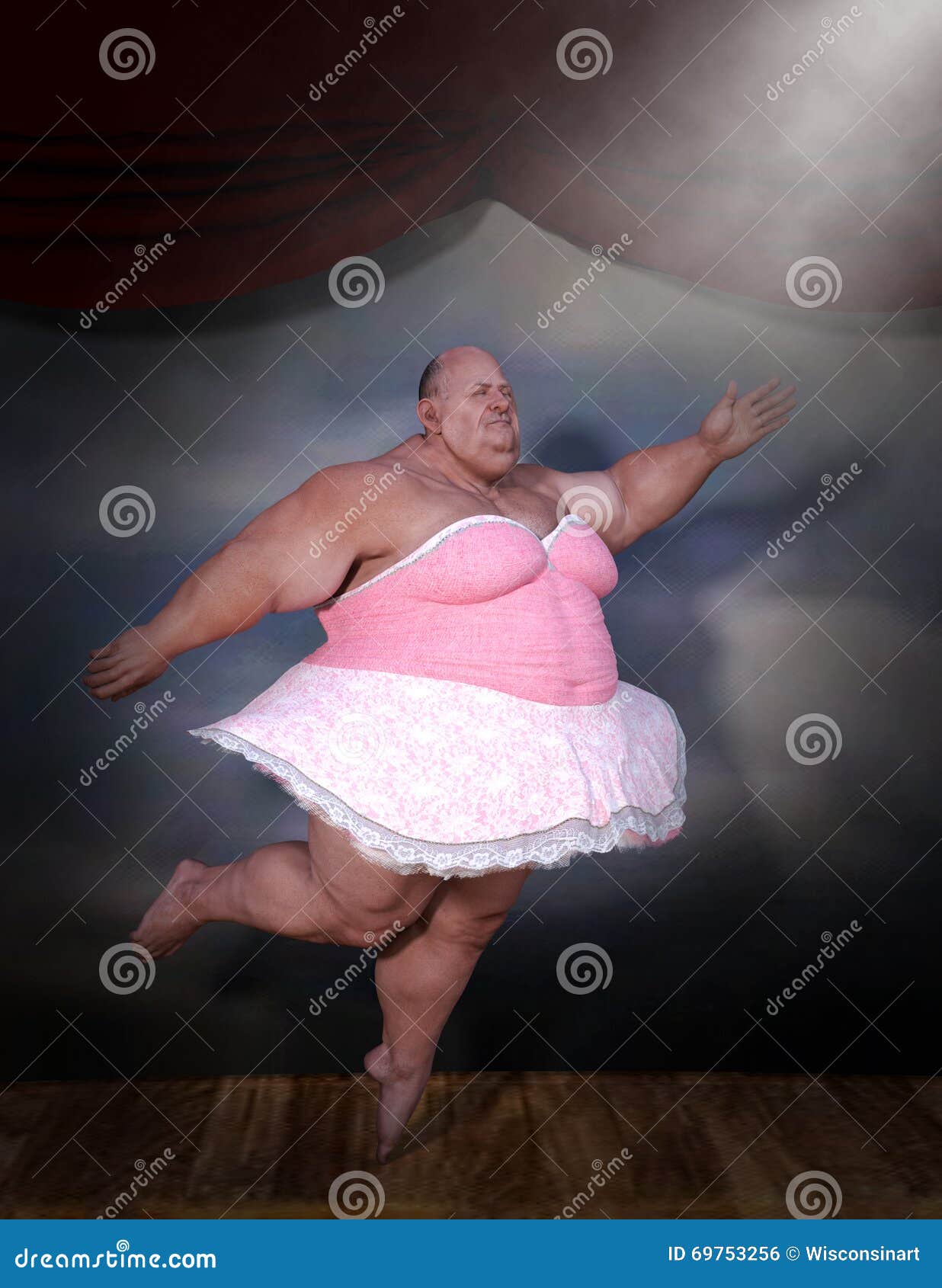 Funny Fat Man Dancing 28