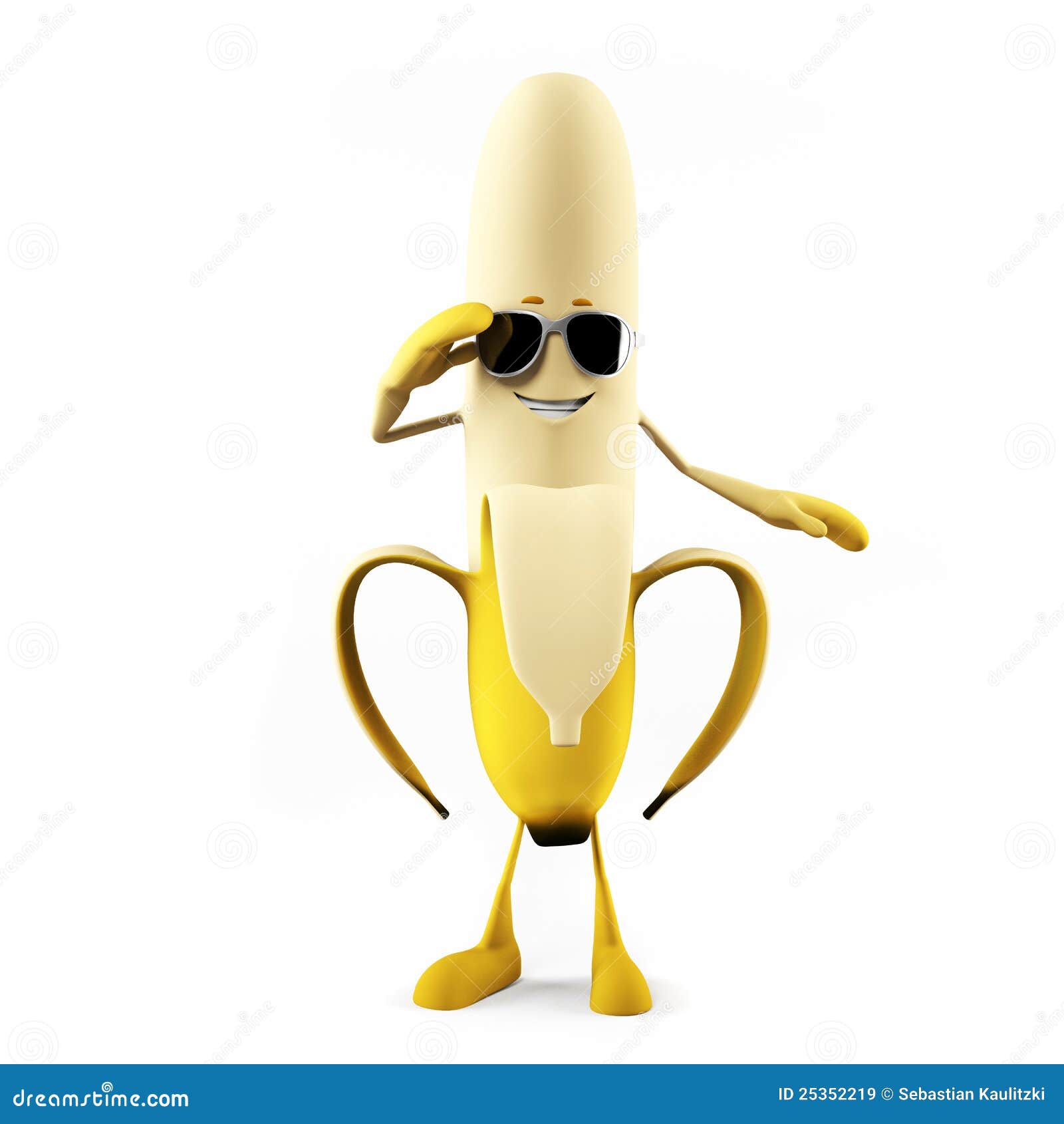 Funny Banana Royalty Free Stock Images - Image: 25352219