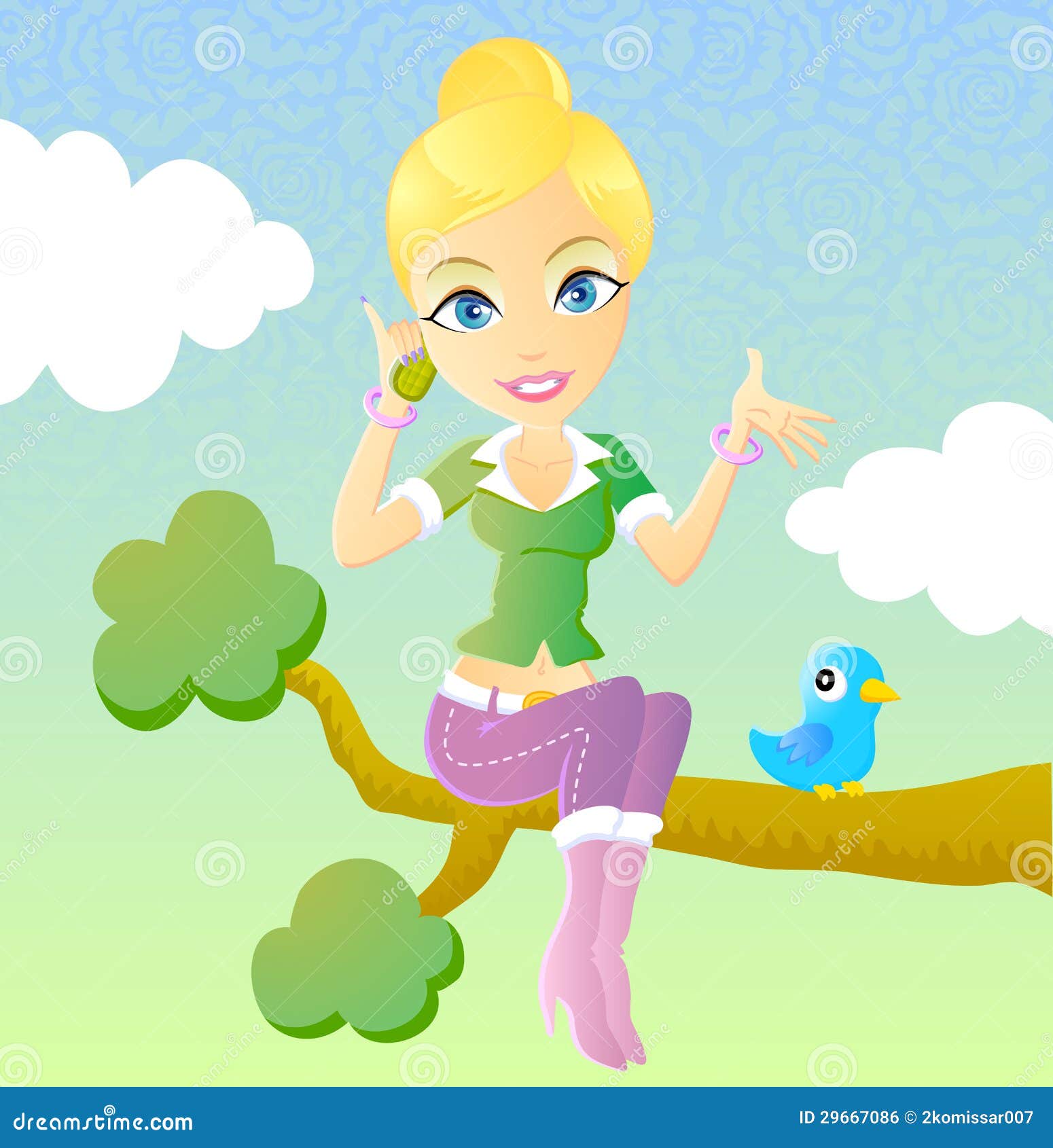 Blabbermouth Vector Illustration 17516232