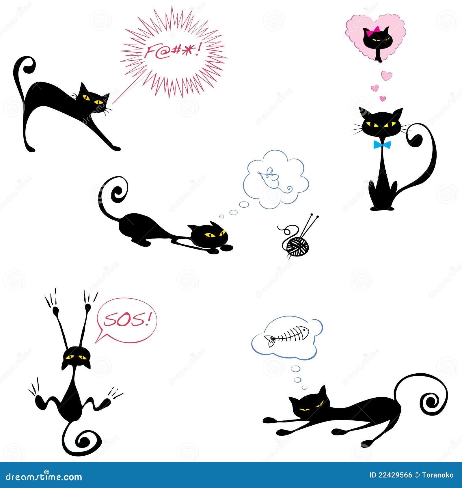 Scared Cats Stock Illustrations – 306 Scared Cats Stock