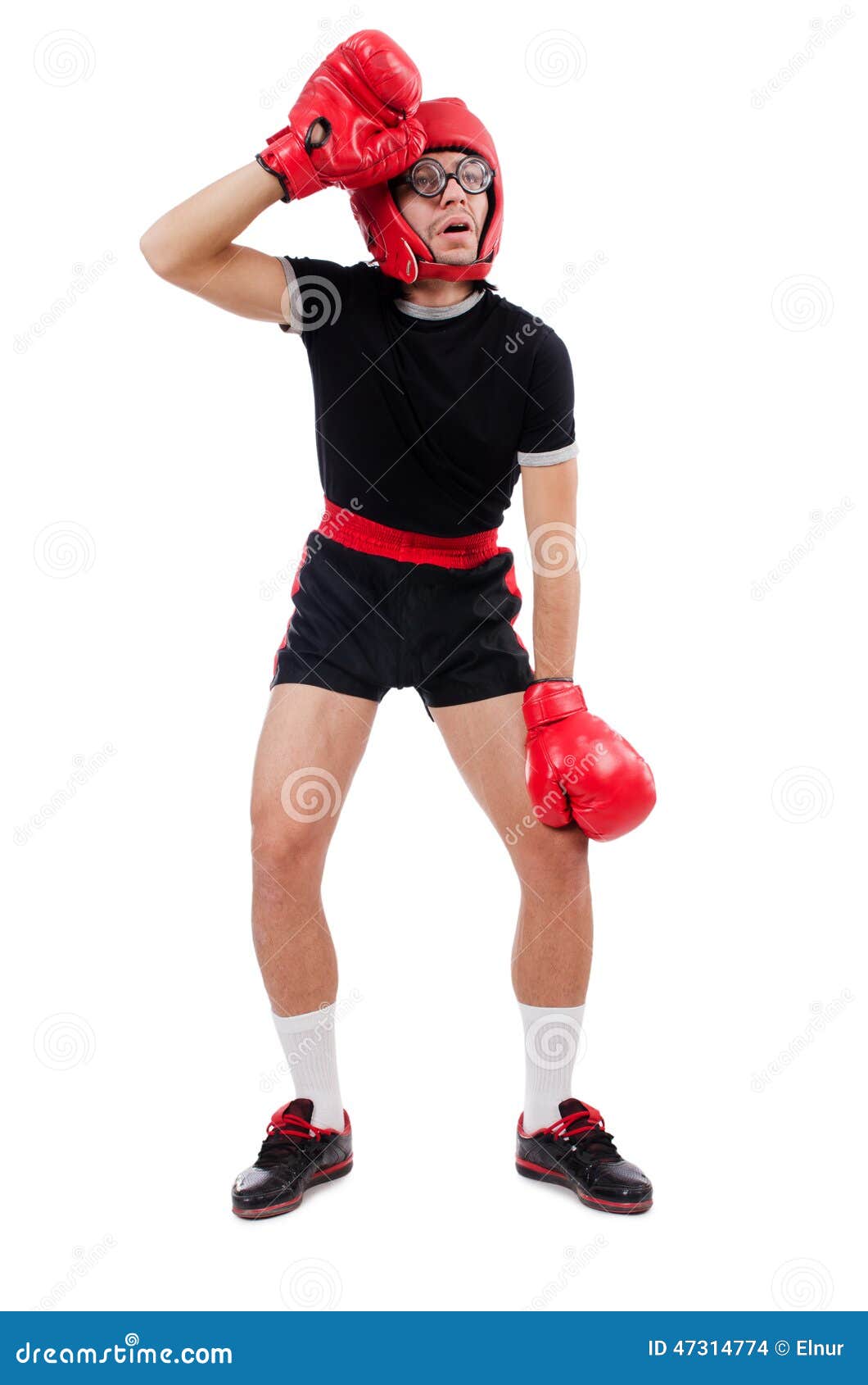 Funny boxer isolated stock photo. Image of humourous 47314774
