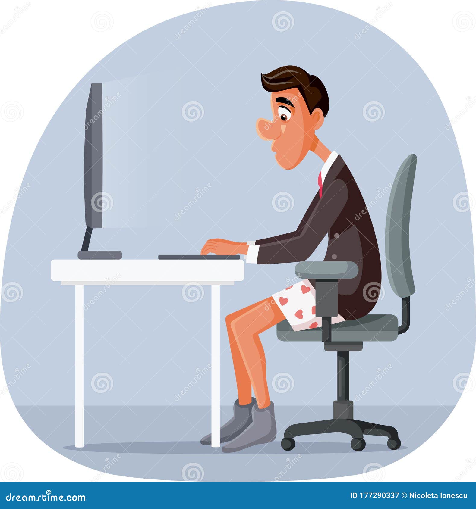 Home Office Funny Stock Illustrations – 1,855 Home Office Funny Stock  Illustrations, Vectors & Clipart - Dreamstime