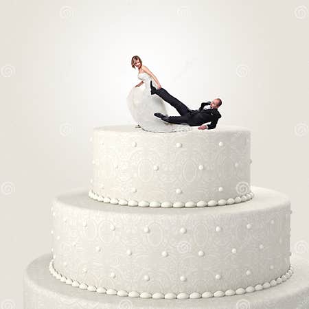 Funny cake topper stock photo. Image of married, event - 28804922