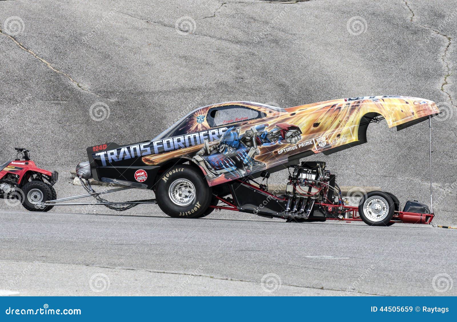 Funny car editorial stock image. Image of strip, starting - 44505659