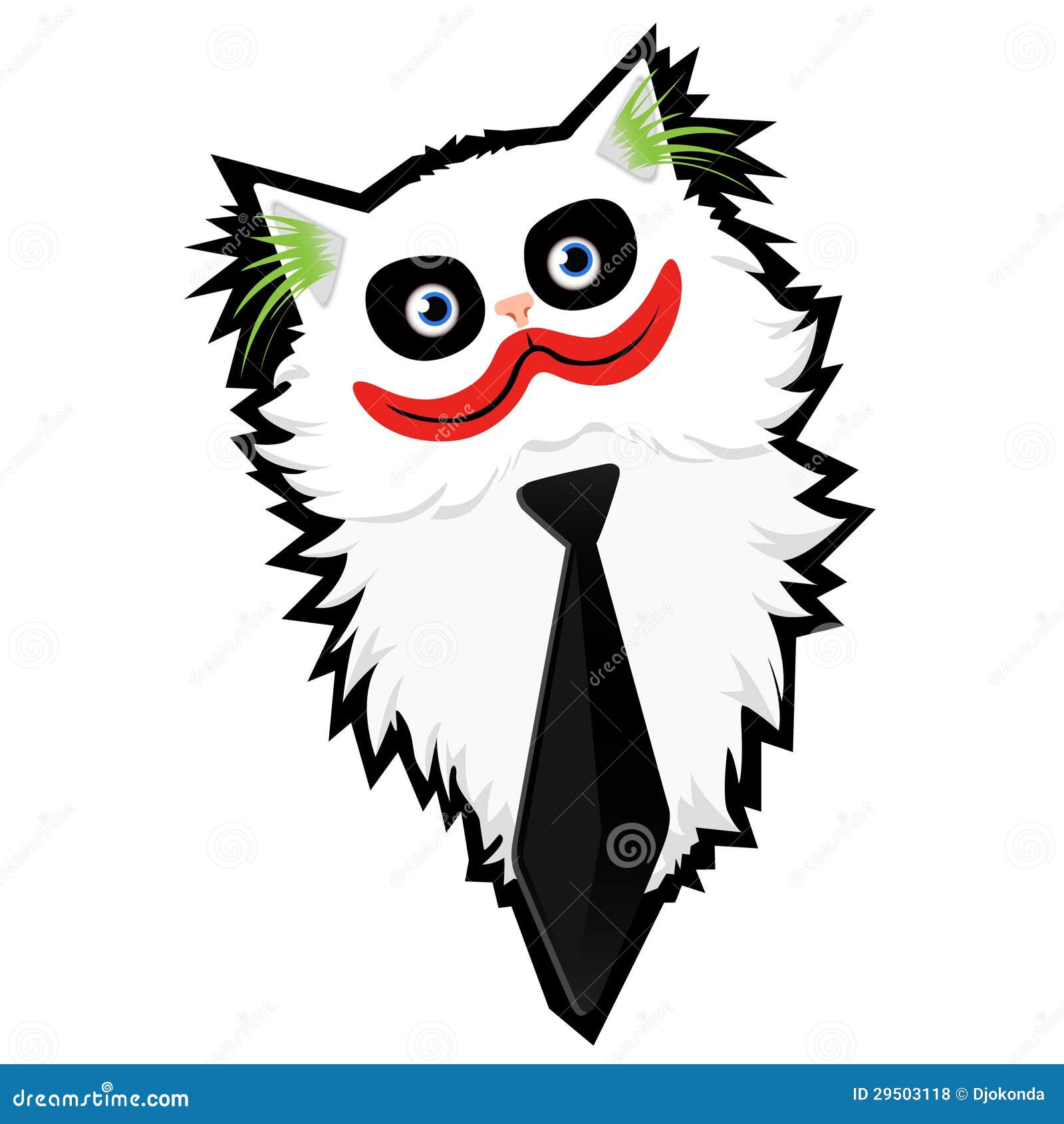Funny cartoon Cat-Joker stock illustration. Illustration of smiling - 29503118 Funny cartoon Cat-Joker stock illustration. Illustration of smiling - 29503118