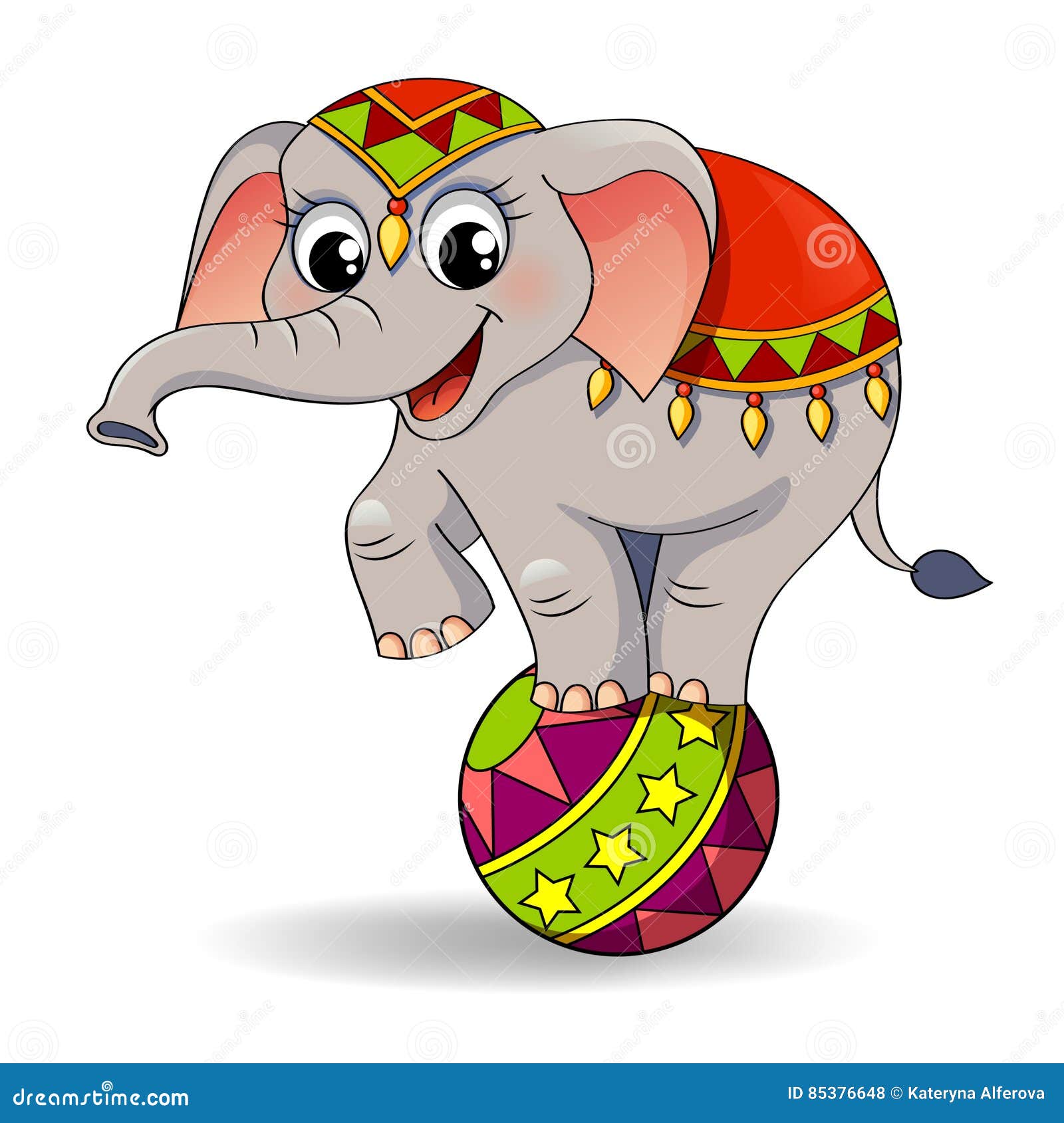 Funny Cartoon Circus Elephant Balancing on Ball Stock Vector - Illustration of kids, cute: 85376648 Funny Cartoon Circus Elephant Balancing on Ball Stock Vector - Illustration of kids, cute: 85376648