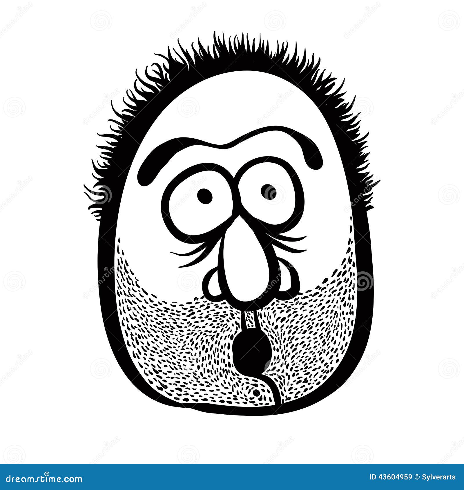 Funny Faces Clip Art Black And White