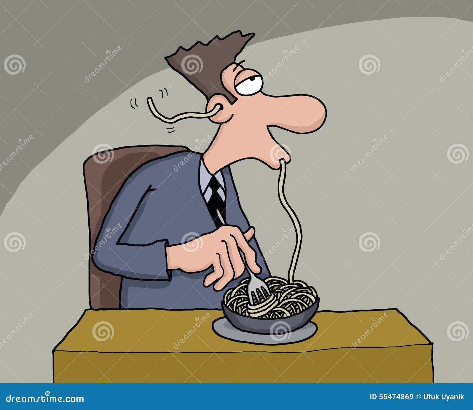Funny Cartoon of a Man Eating Spaghetti Stock Illustration - Illustration of dinner, humor: 55474869 Funny Cartoon of a Man Eating Spaghetti Stock Illustration - Illustration of dinner, humor: 55474869