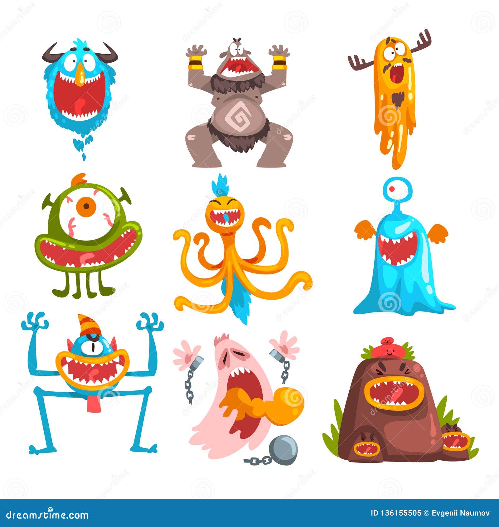 Funny Cartoon Monster with Different Emotions, Colorful Fabulous Creature Characters Vector Illustration Stock Vector - Illustration of character, goofy: 136155505 Funny Cartoon Monster with Different Emotions, Colorful Fabulous Creature Characters Vector Illustration Stock Vector - Illustration of character, goofy: 136155505