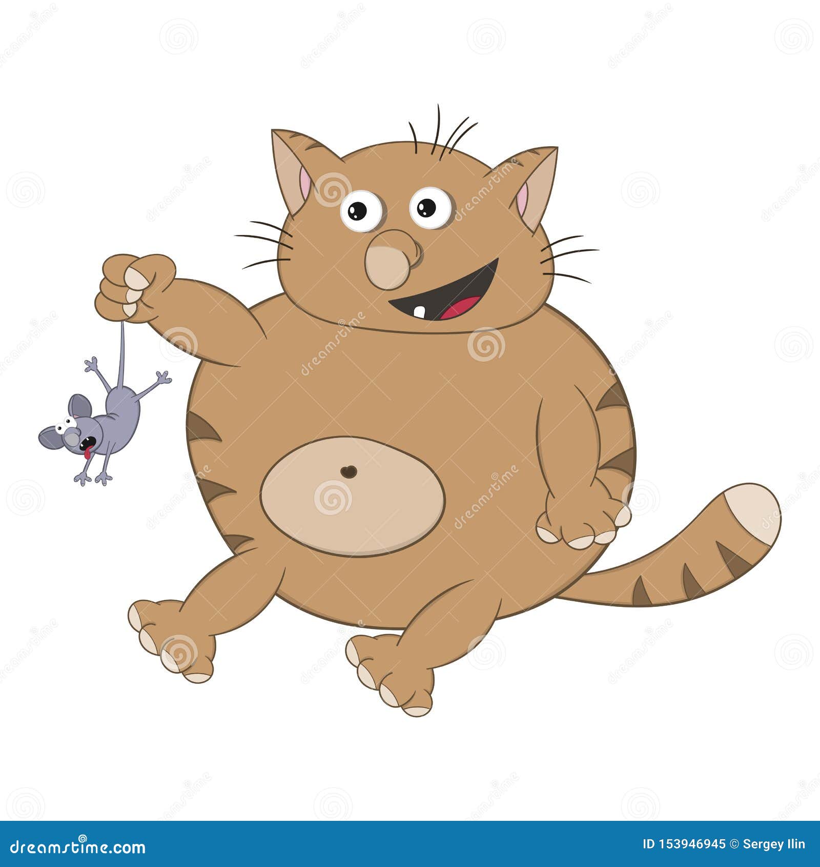 Fat kitty Stock Vector Images - Page 3 - Alamy