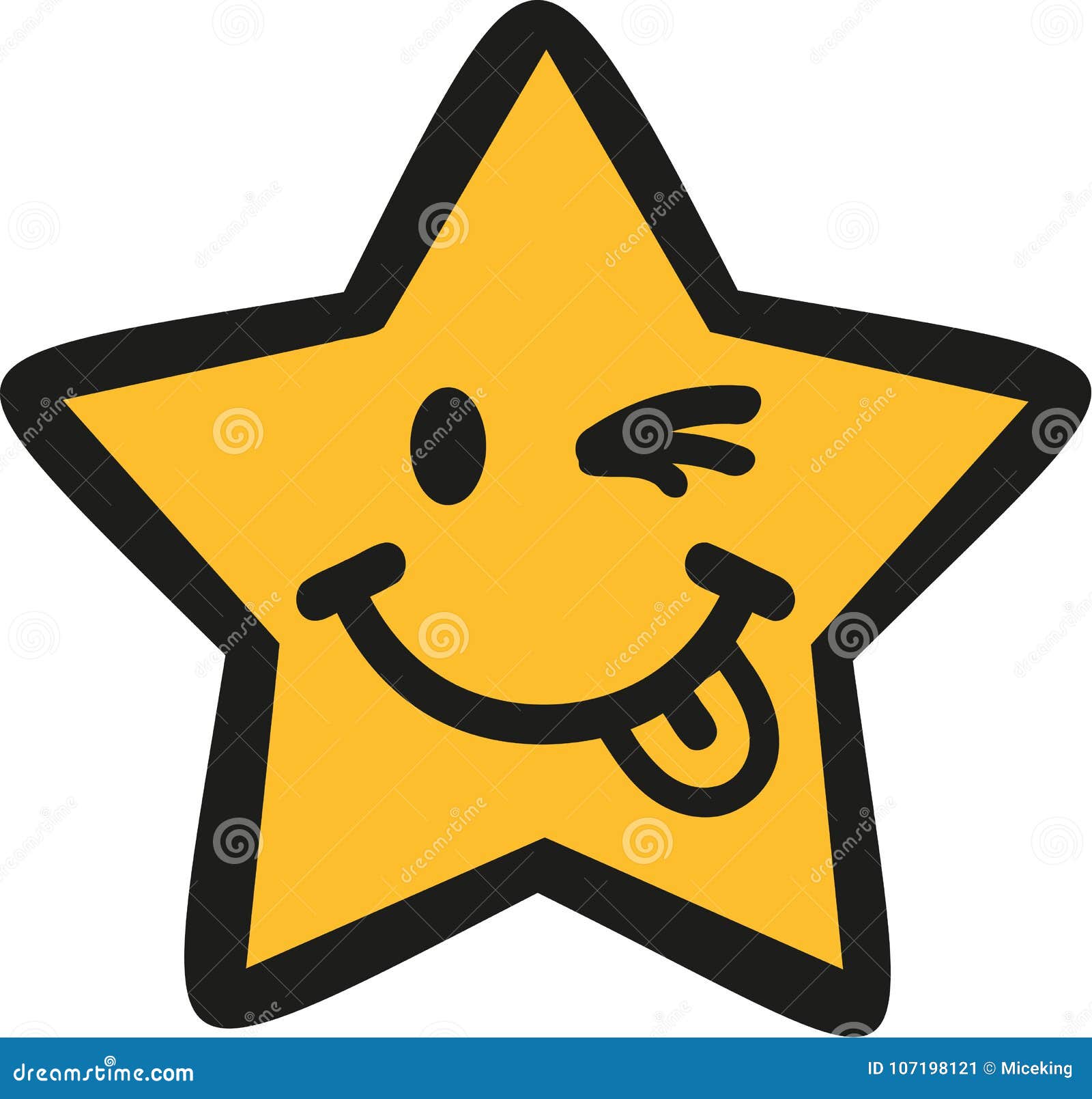 Funny Cartoon Star Blinking Stock Vector - Illustration of icon, tongue: 107198121 Funny Cartoon Star Blinking Stock Vector - Illustration of icon, tongue: 107198121