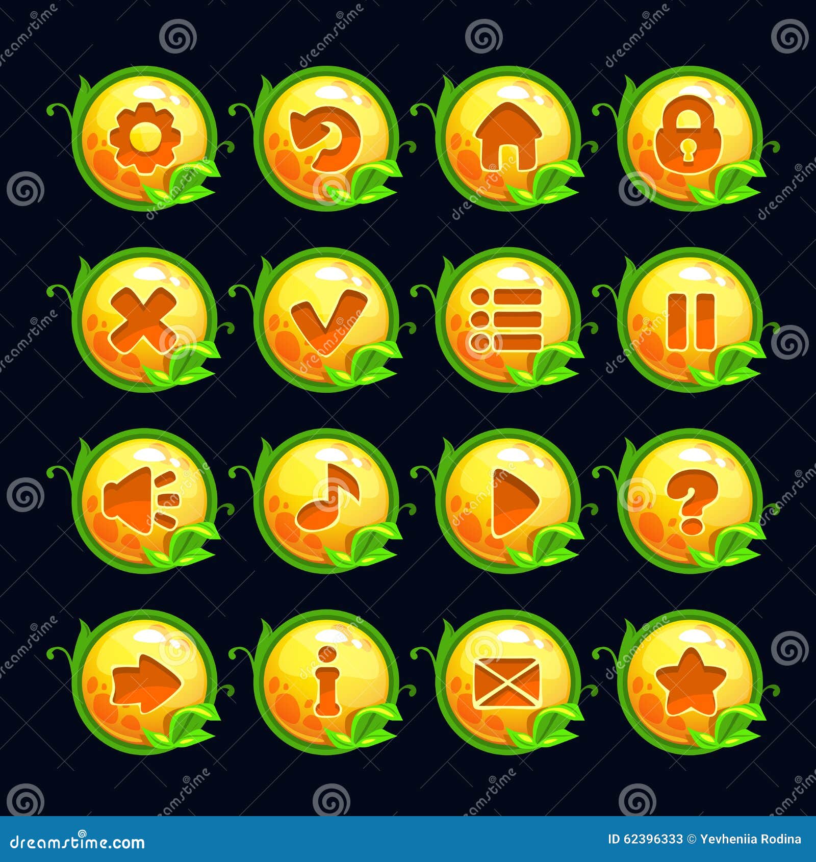 Funny Cartoon Yellow Round Menu Buttons Stock Illustration - Illustration of collection, design: 62396333 Funny Cartoon Yellow Round Menu Buttons Stock Illustration - Illustration of collection, design: 62396333