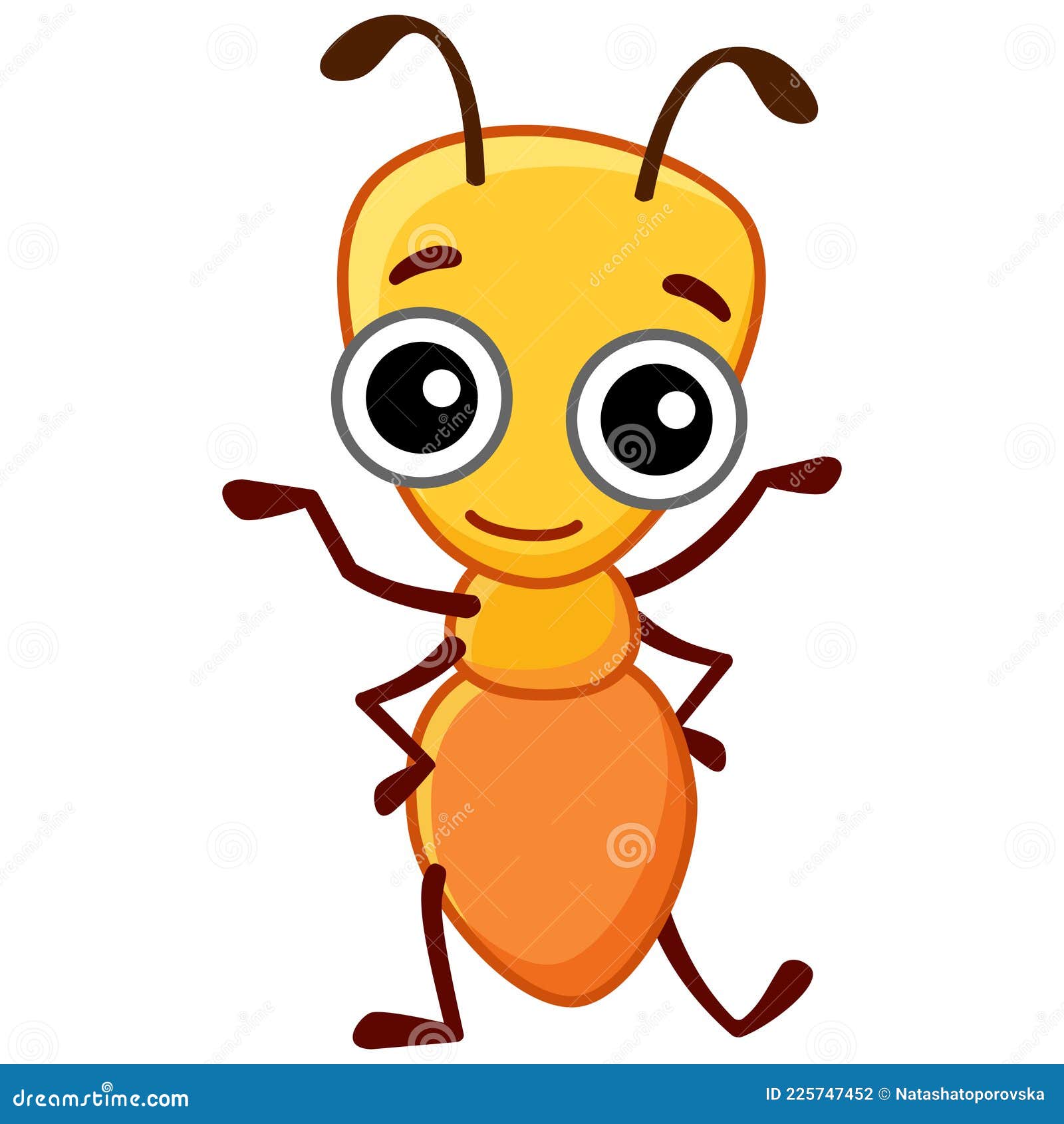 Funny Character Ant in a Cartoon Style Stock Vector - Illustration of showing, humor: 225747452 Funny Character Ant in a Cartoon Style Stock Vector - Illustration of showing, humor: 225747452