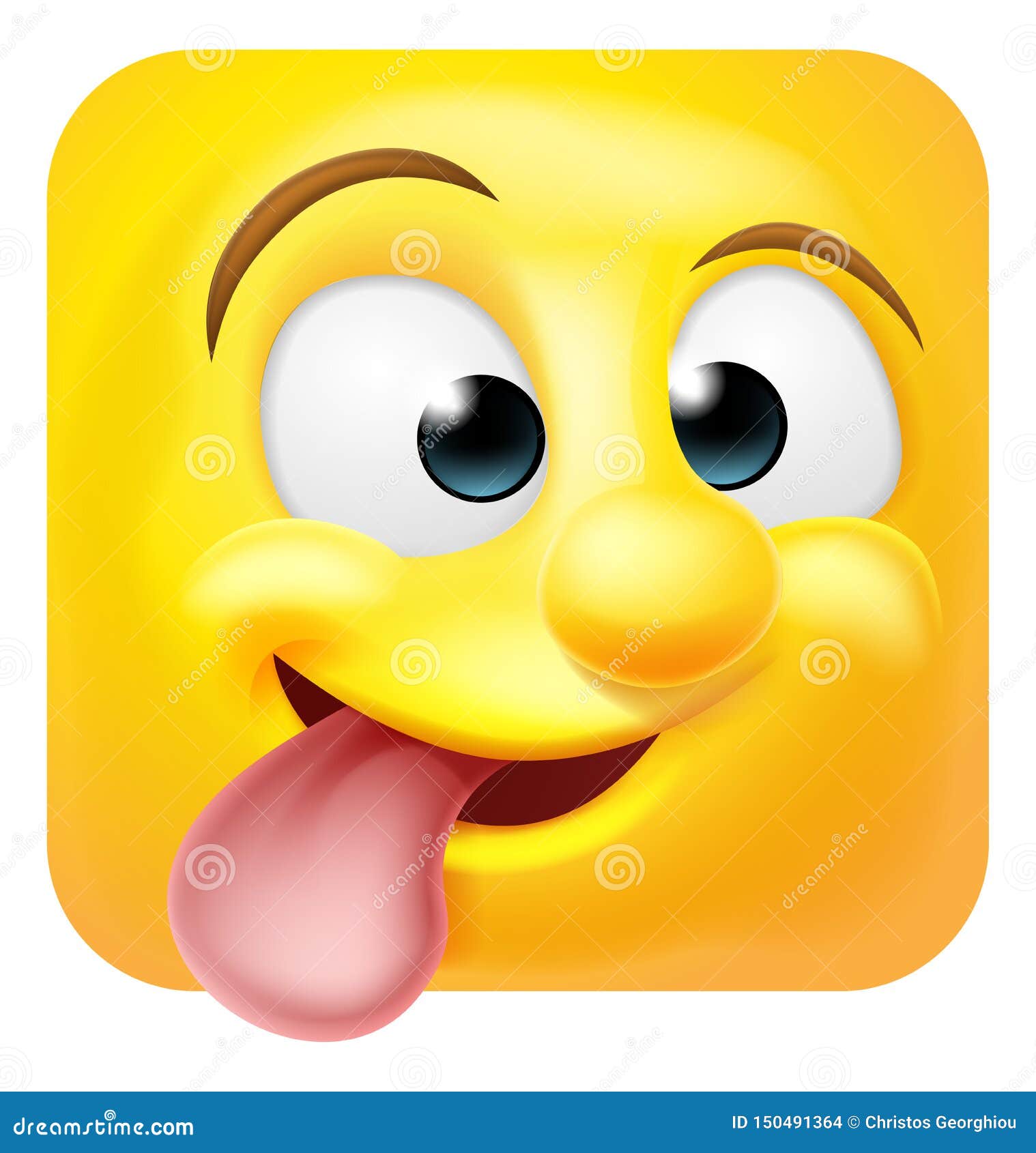 cheeky smiley emoji clipart