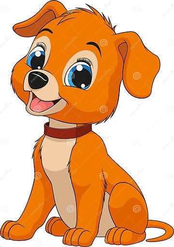 Funny child`s dog stock vector. Illustration of animal - 104022332