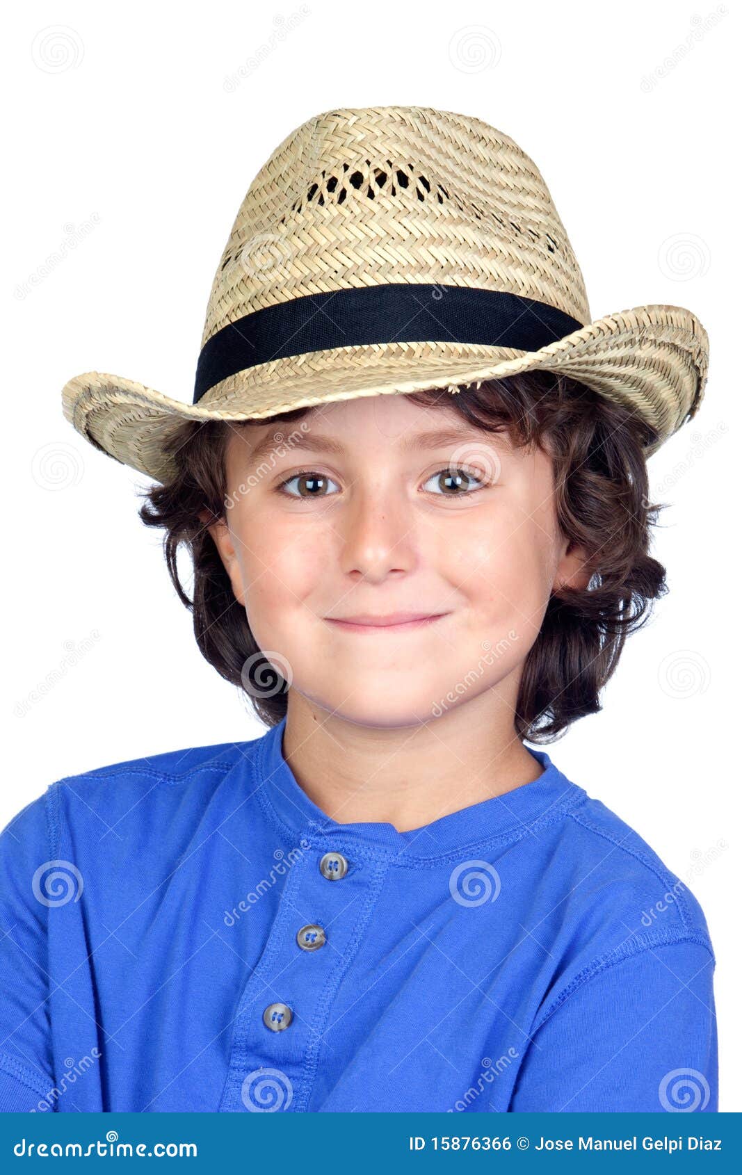 child with hat