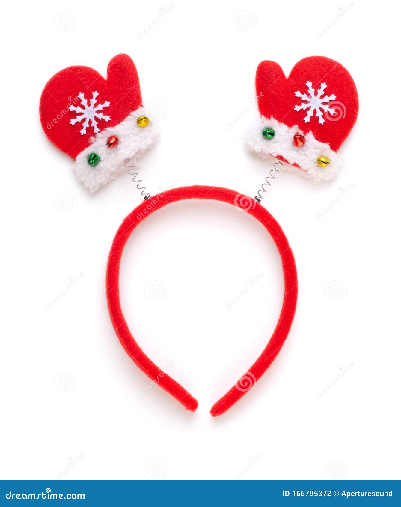 Funny Christmas Headband Isolated Stock Photo Image of holiday, christmas 166795372
