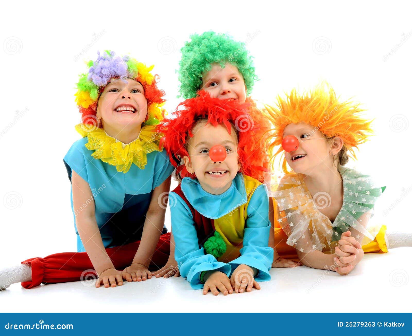 Funny clowns stock image. Image of cheerful, joke, color - 25279263