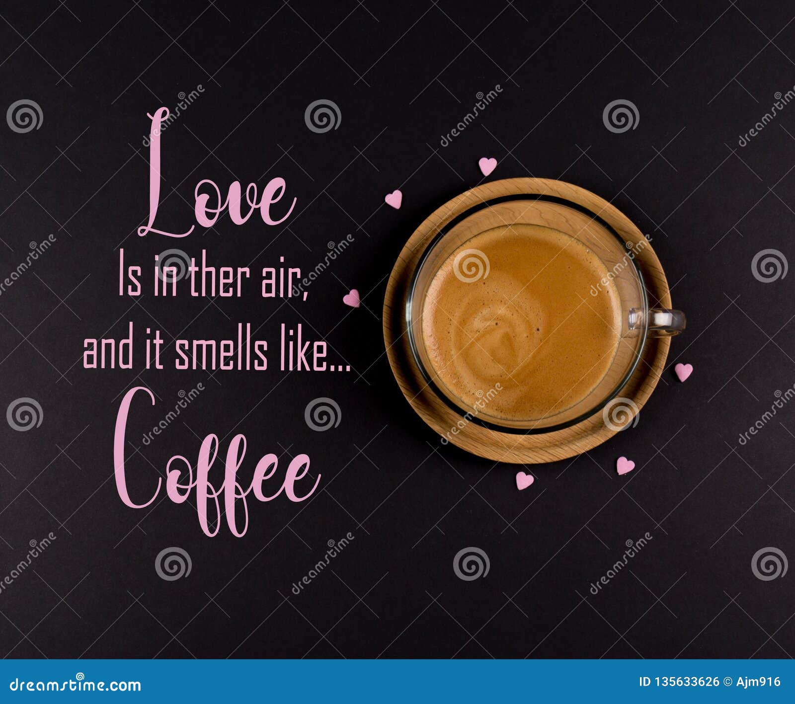 funny coffee memes, `love is in the air, and it smells like coffee`