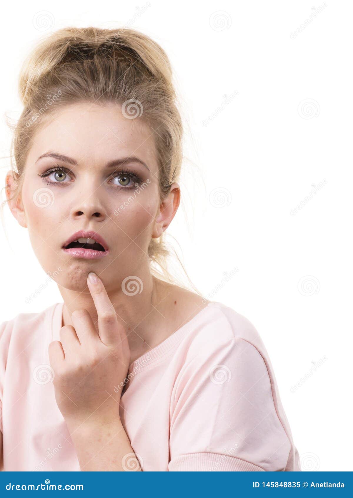 Funny confused woman stock image. Image of female, surprised - 145848835 Funny confused woman stock image. Image of female, surprised - 145848835