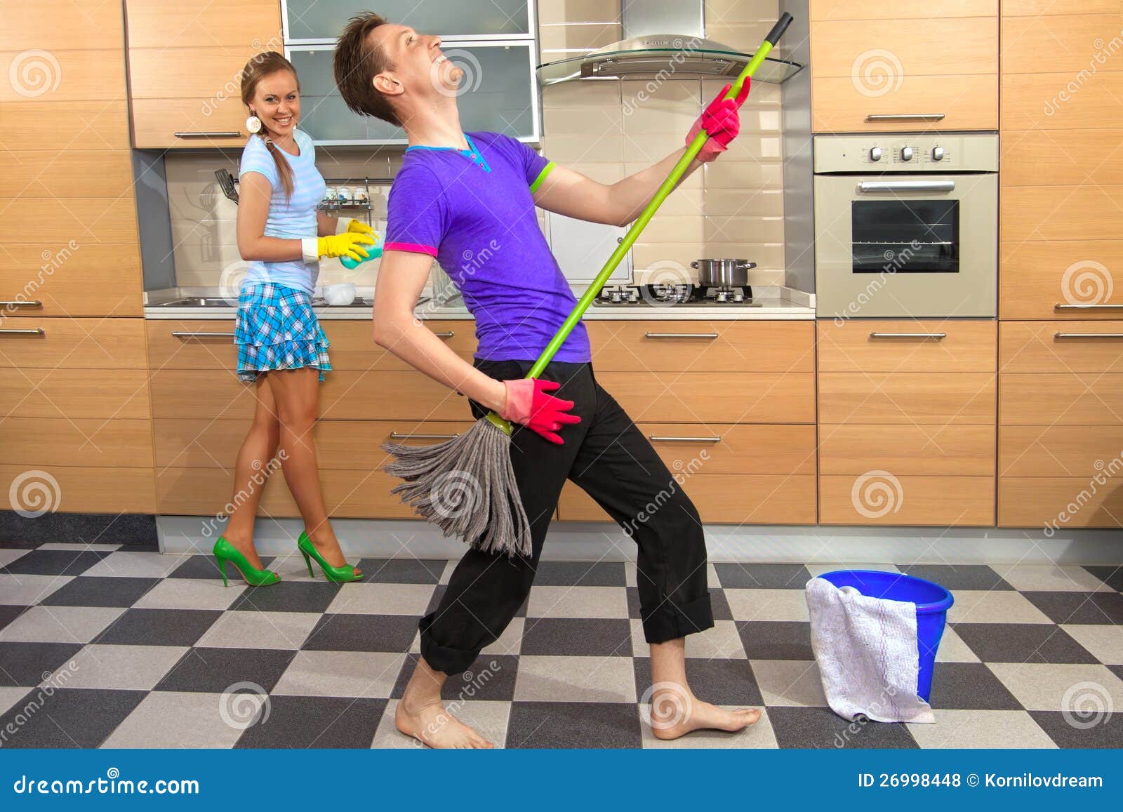 Funny couple on kitchen stock photo. Image of cheerful - 26998448 Funny couple on kitchen stock photo. Image of cheerful - 26998448