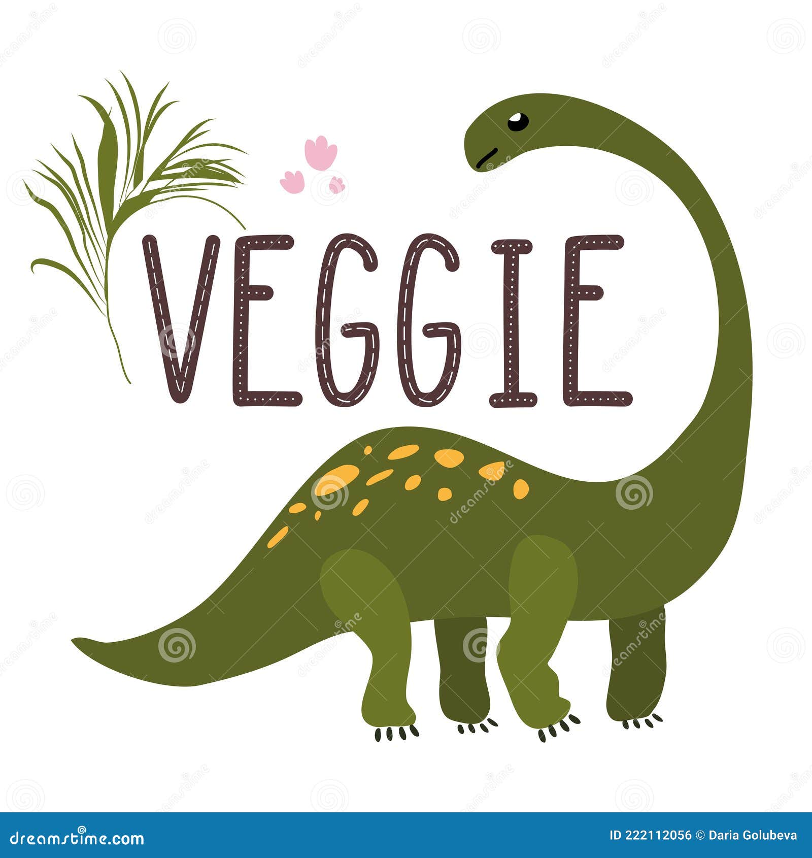 Funny Dino   Drawn Cute Herbivores   Jurassic  Comic Font Stock Vector -  Illustration of dragon, herbivores: 222112056