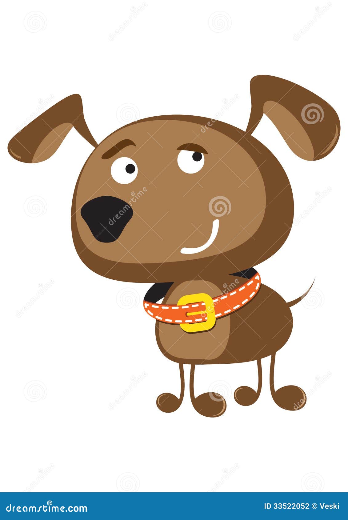Funny Dog Illustration Stock Photography - Image: 33522052
