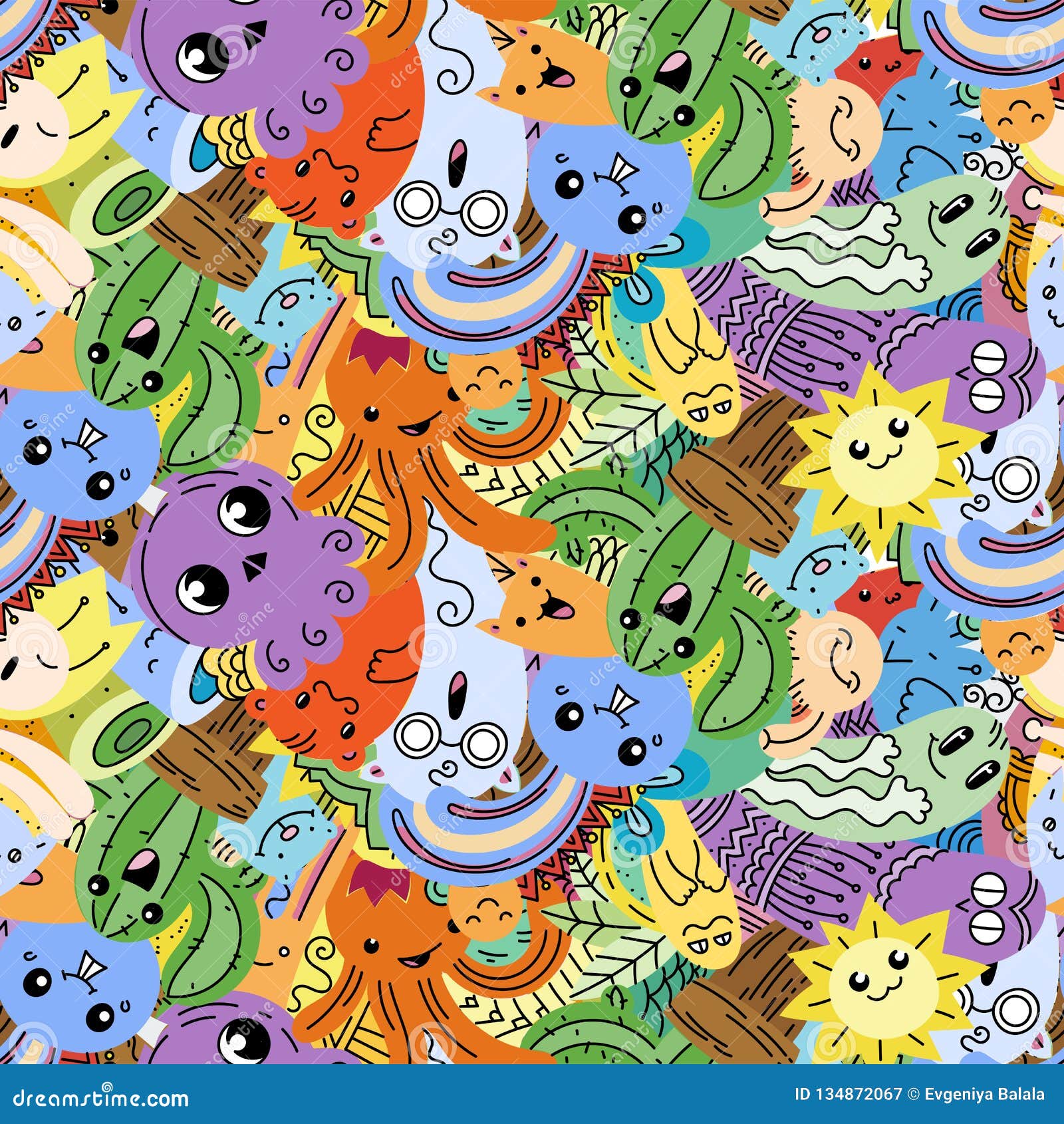 doodle monster page doodle monster page