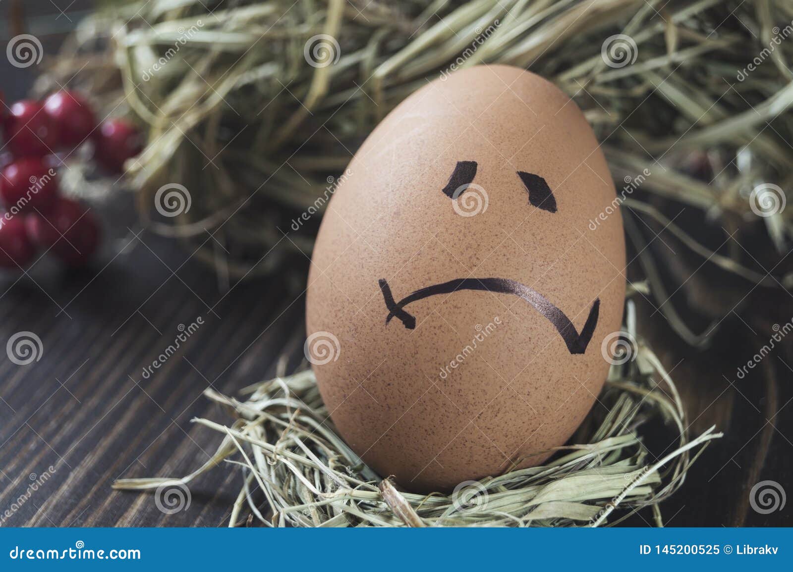 Funny Egg With Sad Face Stock Image Image Of Fresh 145200525