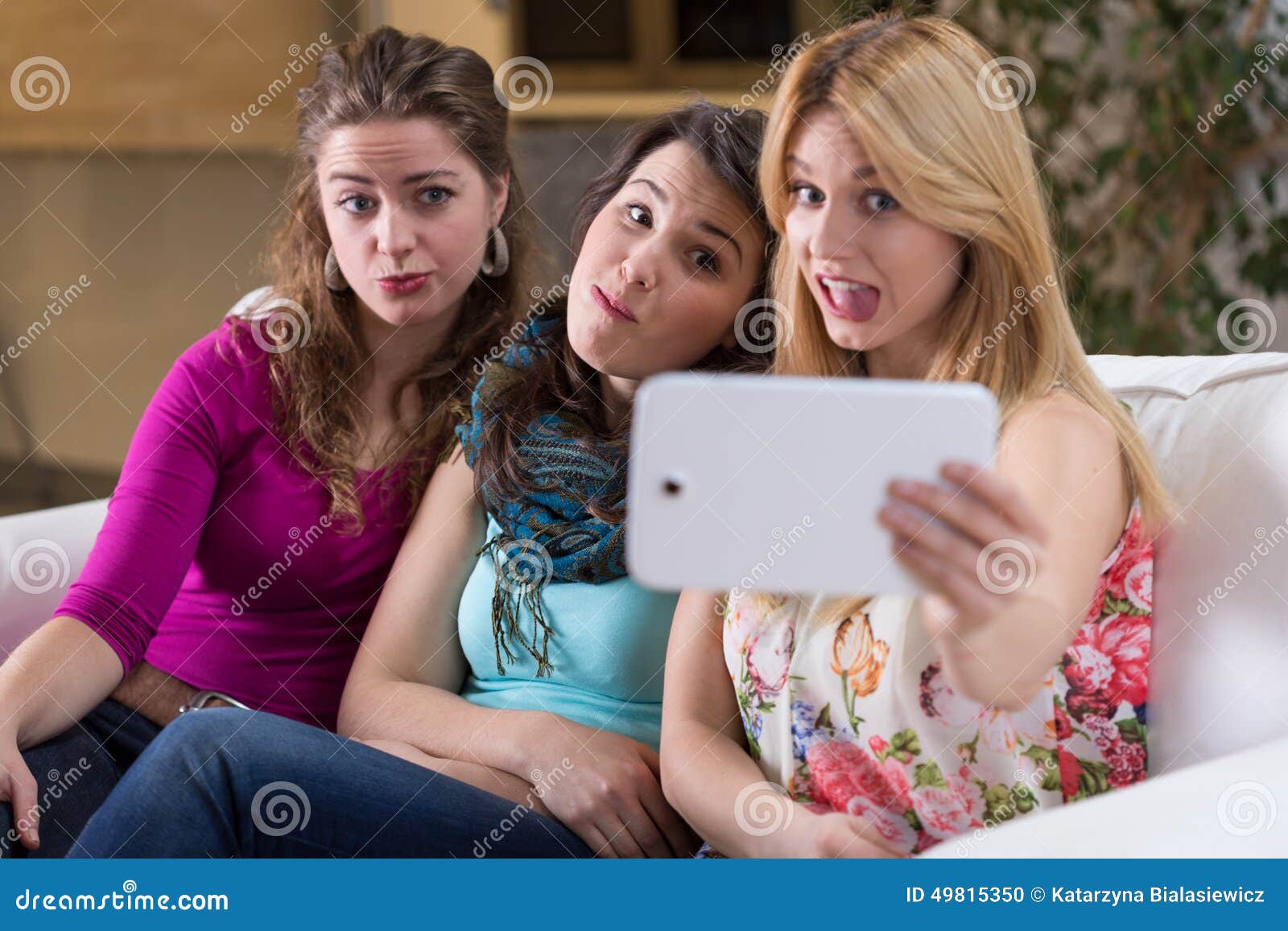 Funny faces stock photo. Image of happiness, people, mobile - 49815350
