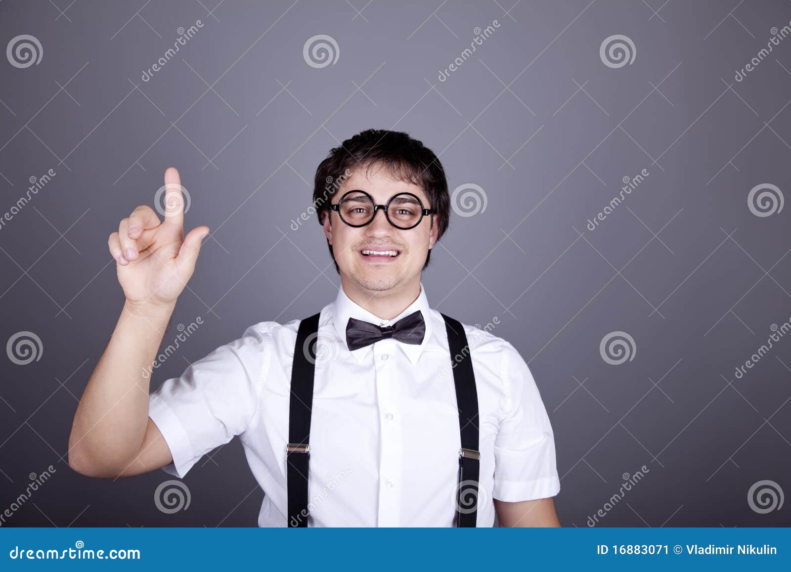 Funny Fashion Men In Suspender Stock Image Image of background