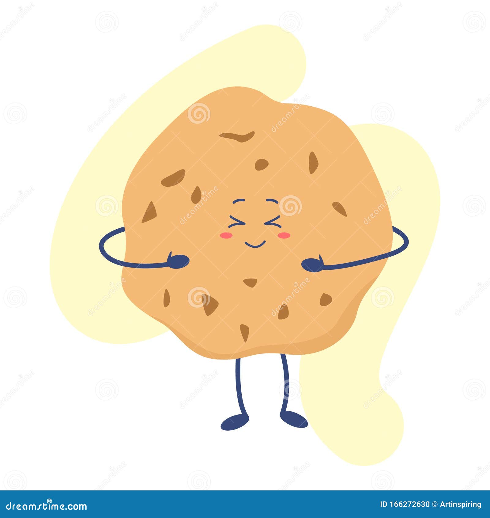 Funny Fast Food with Cute Face. Cookie with Happy Smiling Face Stock Vector - Illustration of meal, delicious: 166272630 Funny Fast Food with Cute Face. Cookie with Happy Smiling Face Stock Vector - Illustration of meal, delicious: 166272630