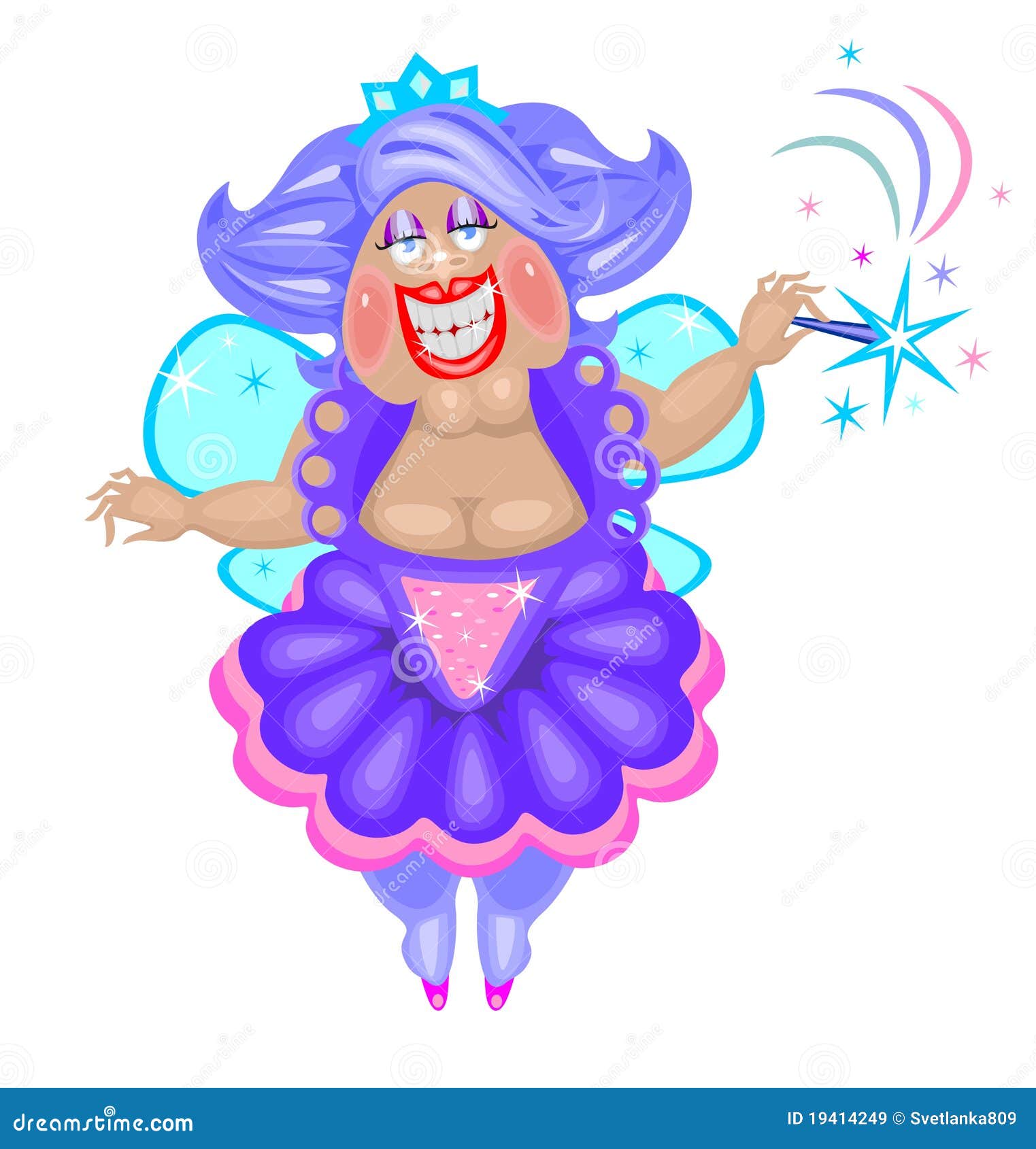 a funny fat fairy