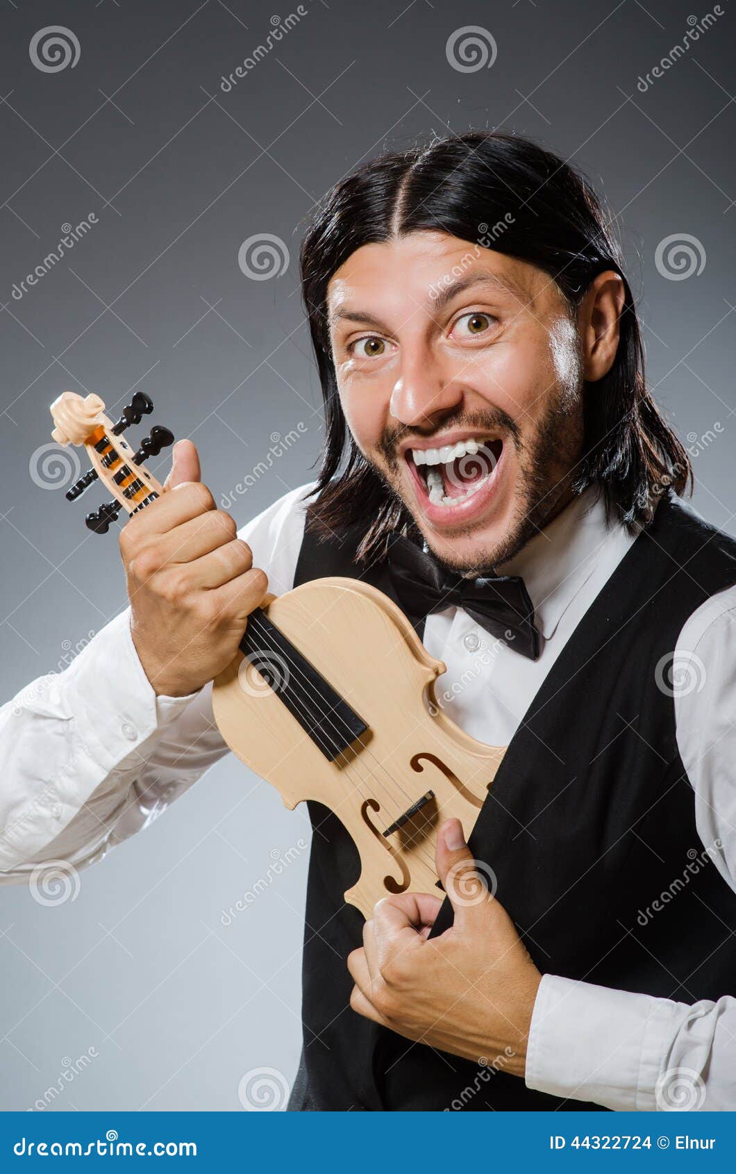 Funny fiddle violin player stock photo. Image of fiddle 44322724