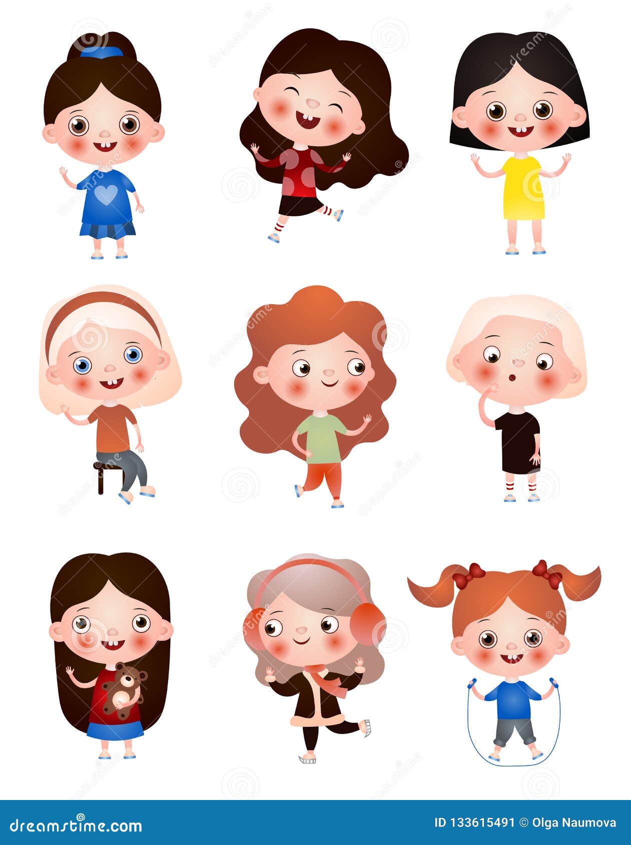 Funny Funny Kids with Different Hairstyles and Hair Color. Children Spend Their Free Time Having Fun and Playing Stock Illustration - Illustration of children, artistic: 133615491 Funny Funny Kids with Different Hairstyles and Hair Color. Children Spend Their Free Time Having Fun and Playing Stock Illustration - Illustration of children, artistic: 133615491