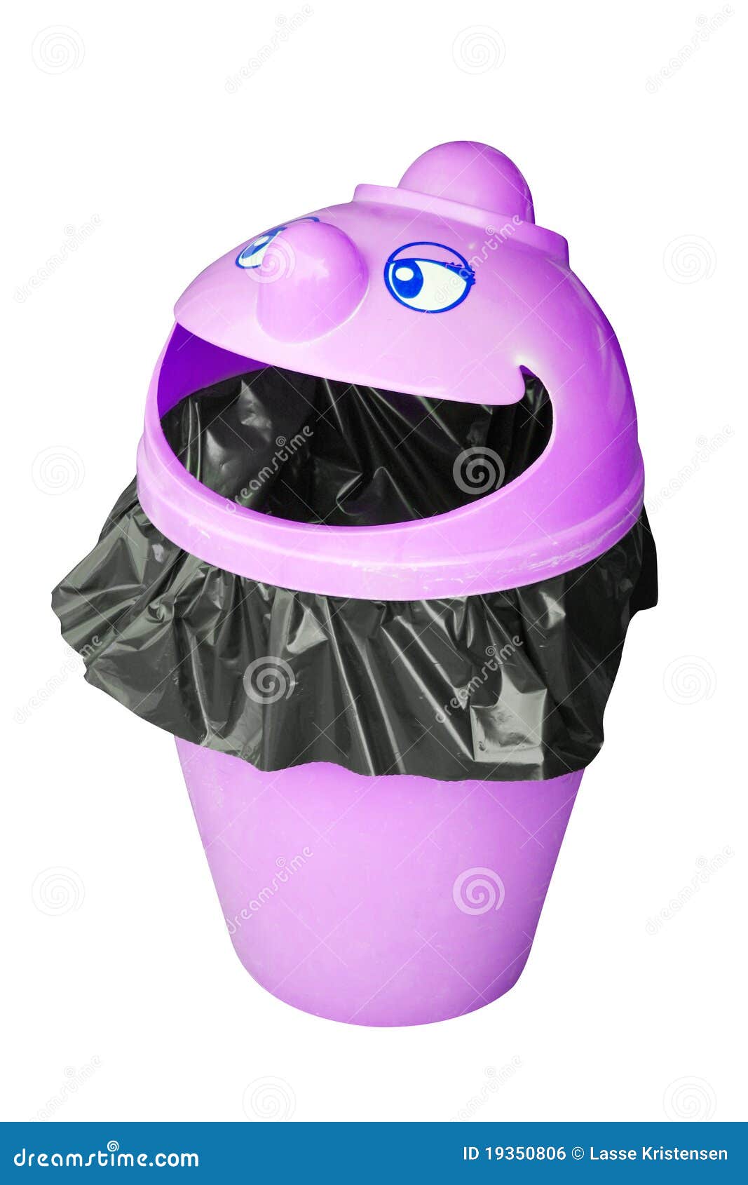 Funny garbage bin stock photo. Image of disposal, cute 19350806