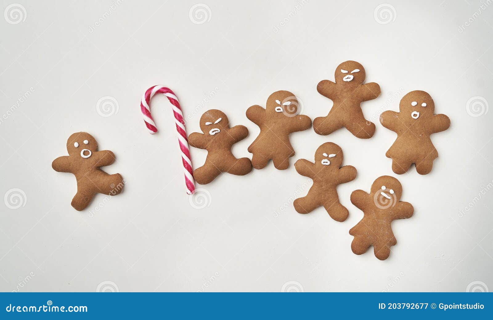 gingerbread man running