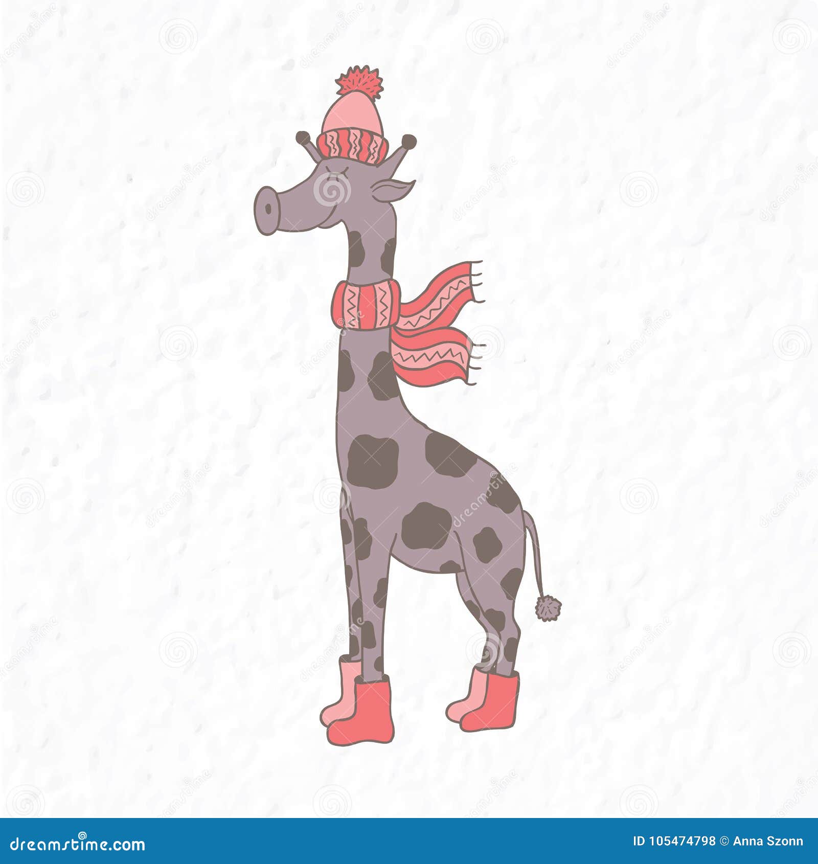 На рисунке изображен жираф