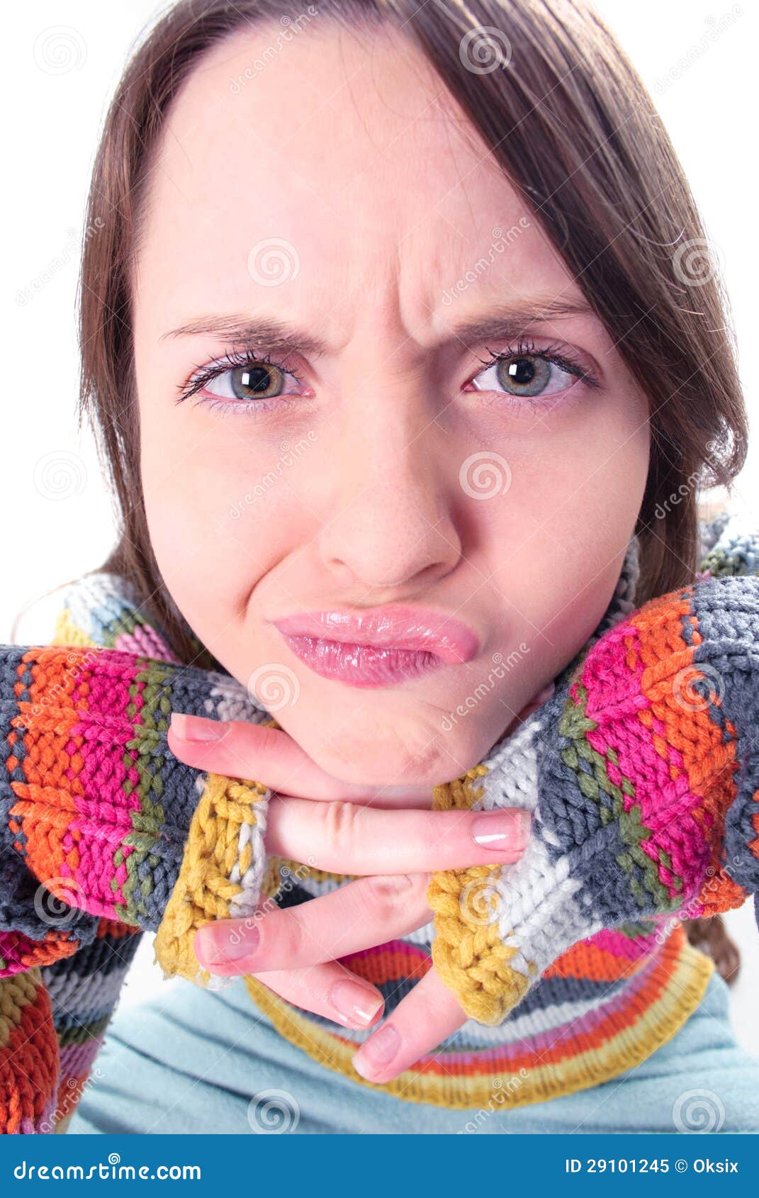 Funny girl face stock image. Image of expression, humor 29101245