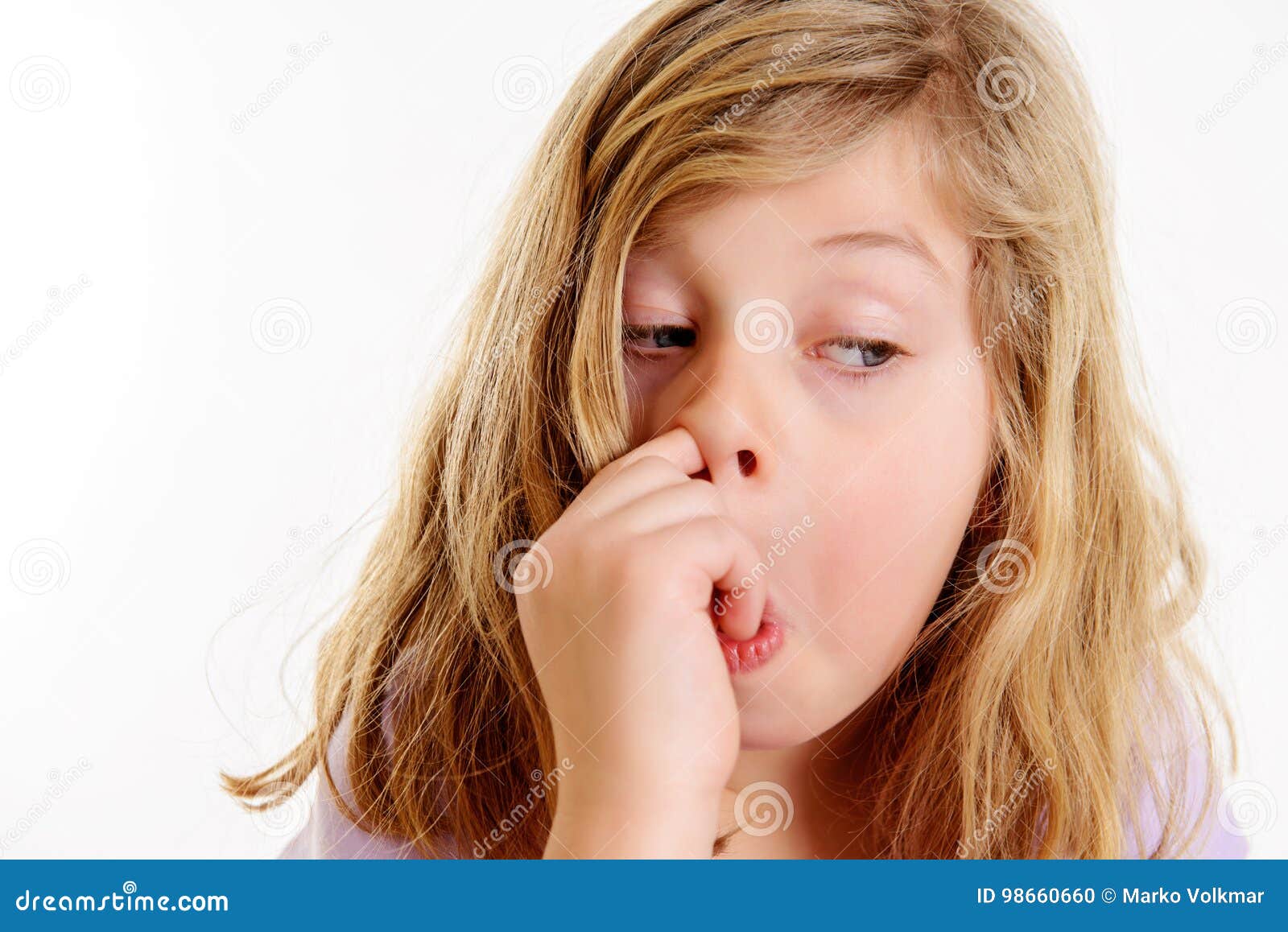 Girls Picking Nose