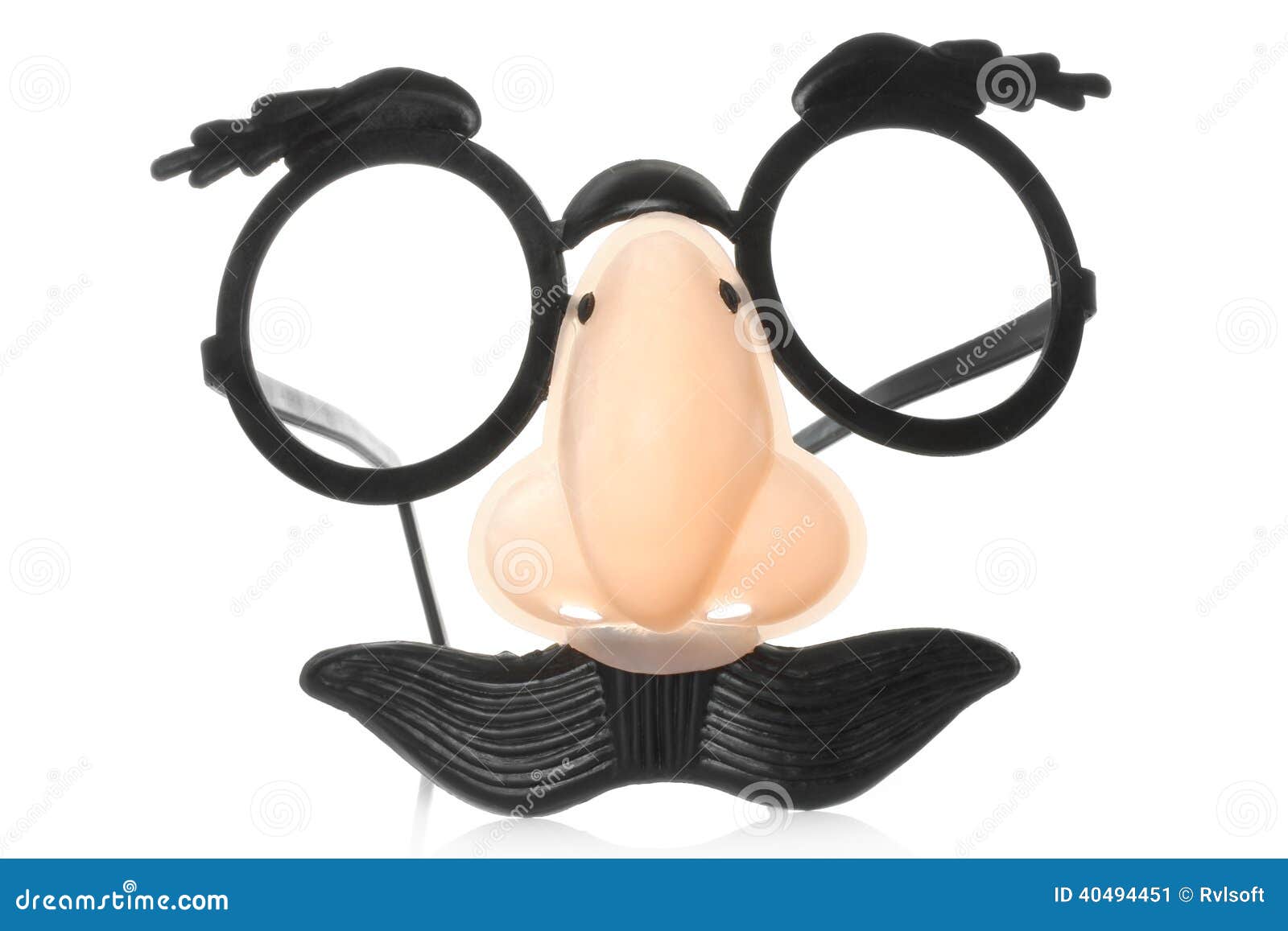 Funny Glasses With Nose And Moustache Stock Image Image of eyeglasses