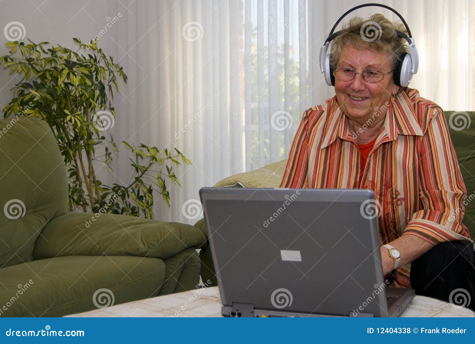 It funny grandma stock photo. Image of modern, communications - 12404338