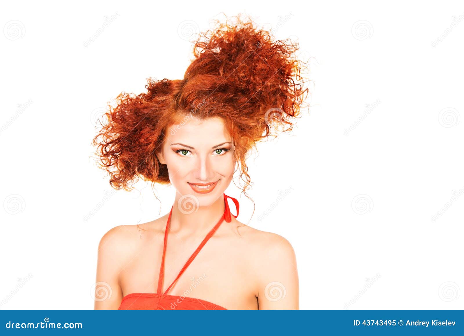 Funny Hairdo Stock Image Image Of Joyful Close Face 43743495