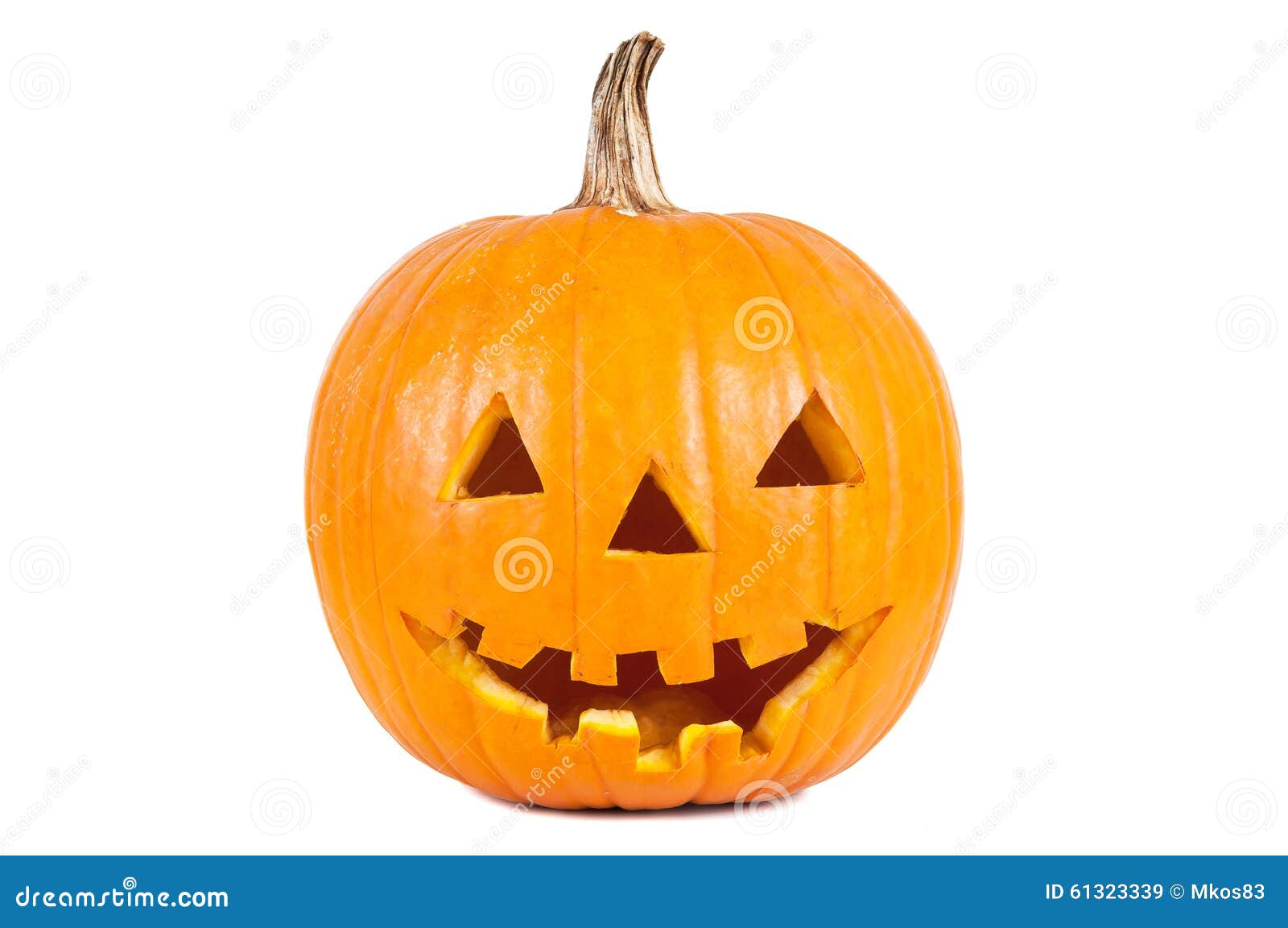 Funny halloween pumpkin stock image. Image of jack, happy - 61323339