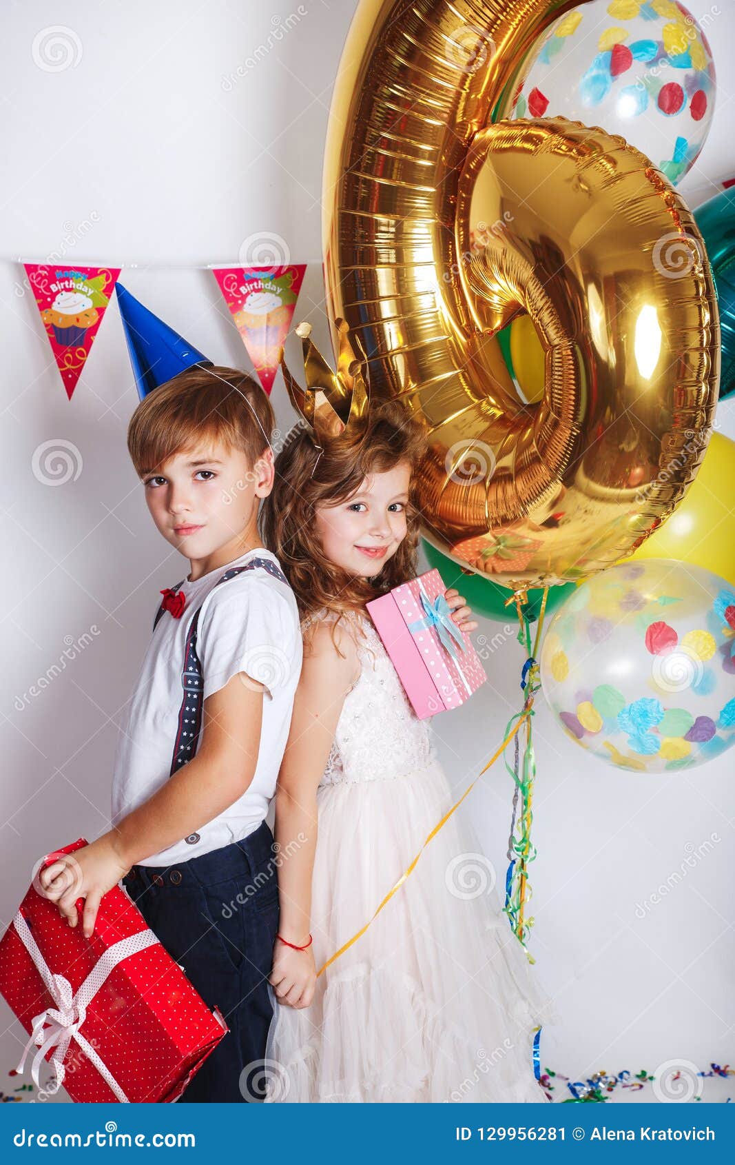 Group Of Kids Celebrate Birthday Party Together Stock Image - Image of ... Funny Party Time Images