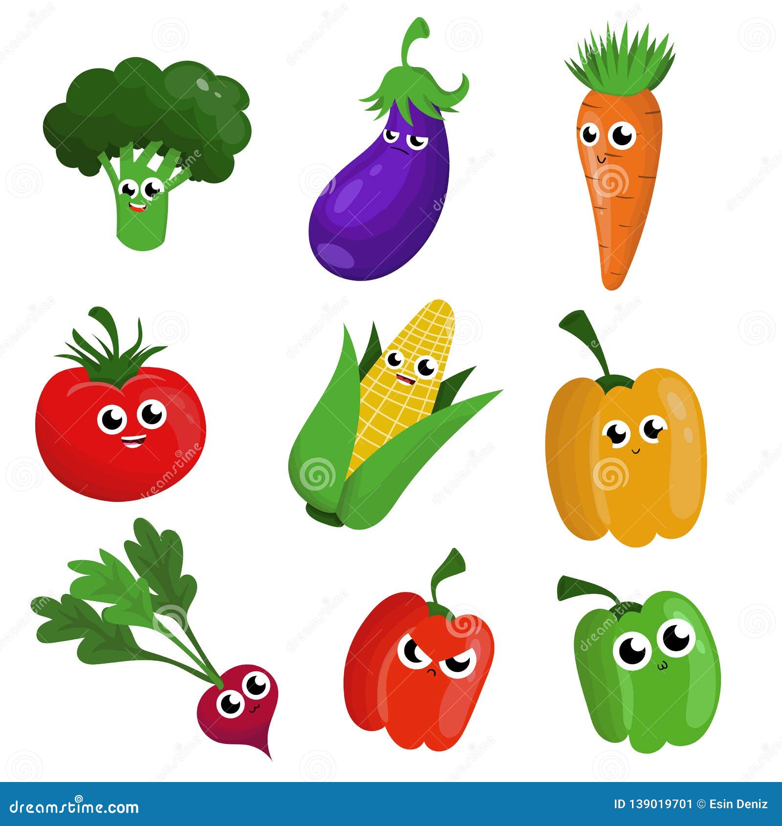 Set of Drawing Vegetables and Fruits Stock Vector - Illustration of eating,  graphic: 49455820